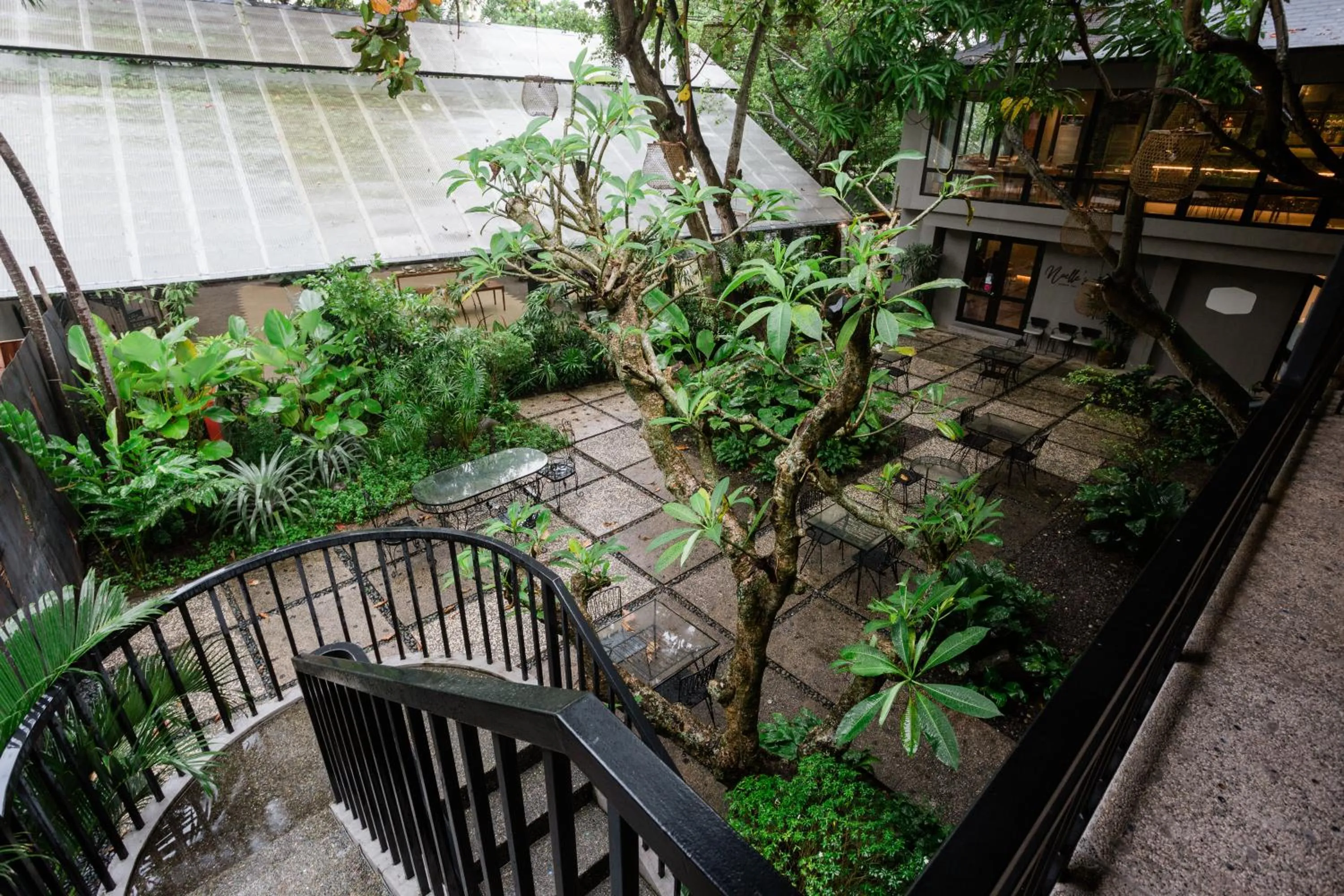 Garden view in The Henry Resort Dumaguete