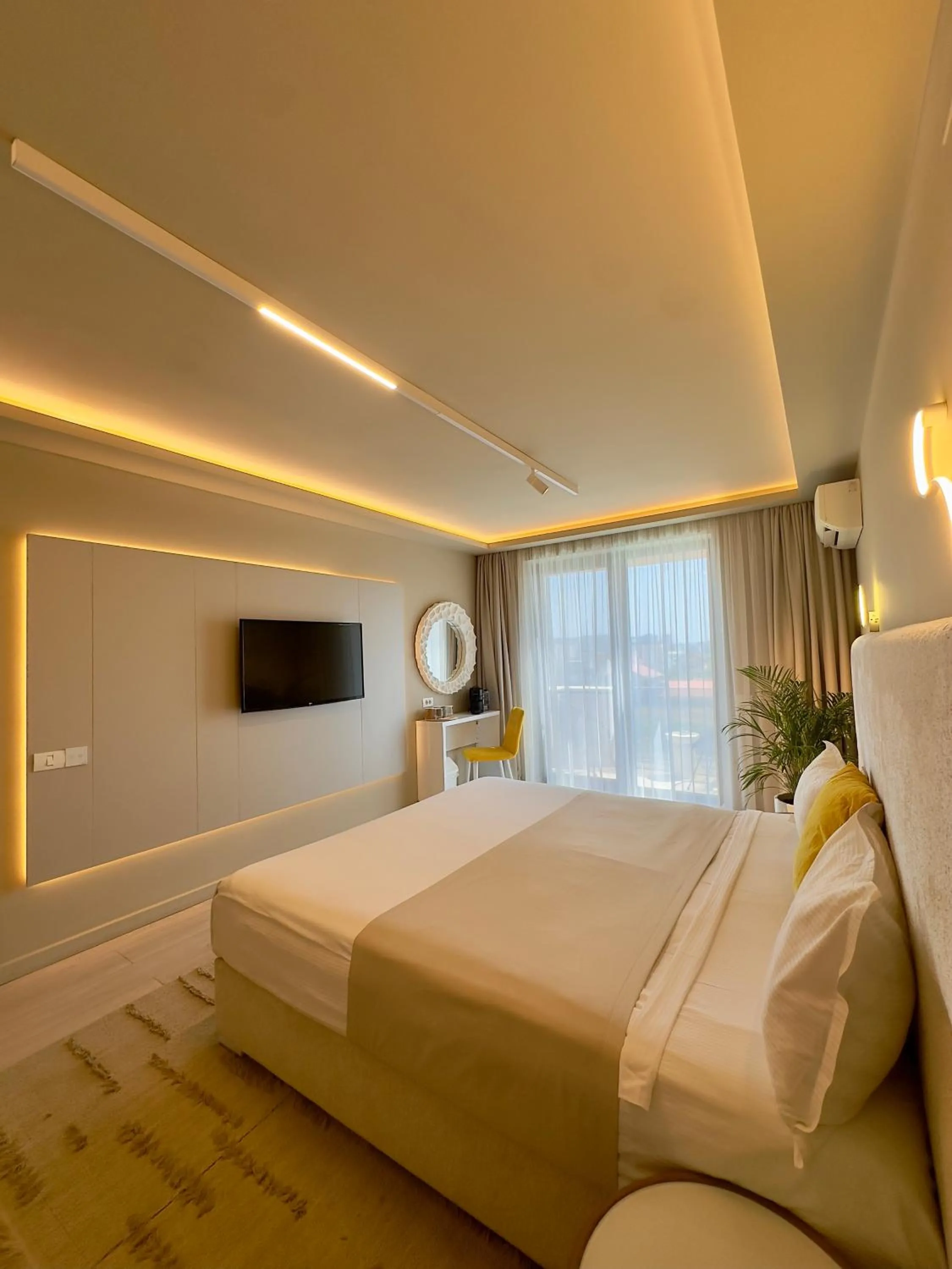 Bed in Mamaia Moments Villa, Mamaia Nord