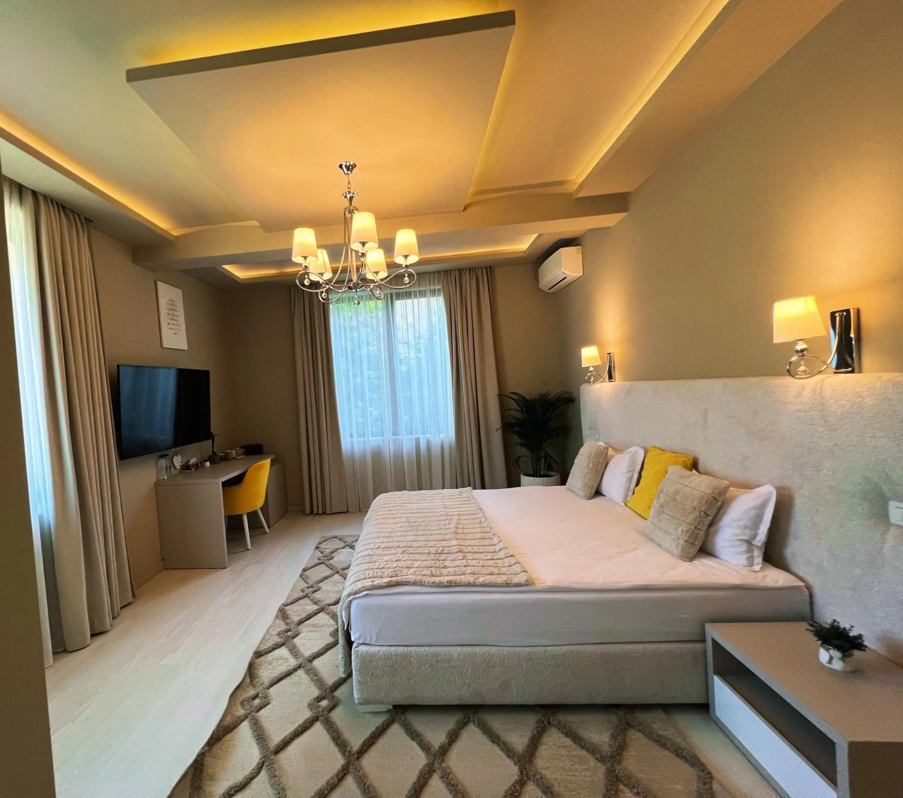 Bed in Mamaia Moments Villa, Mamaia Nord