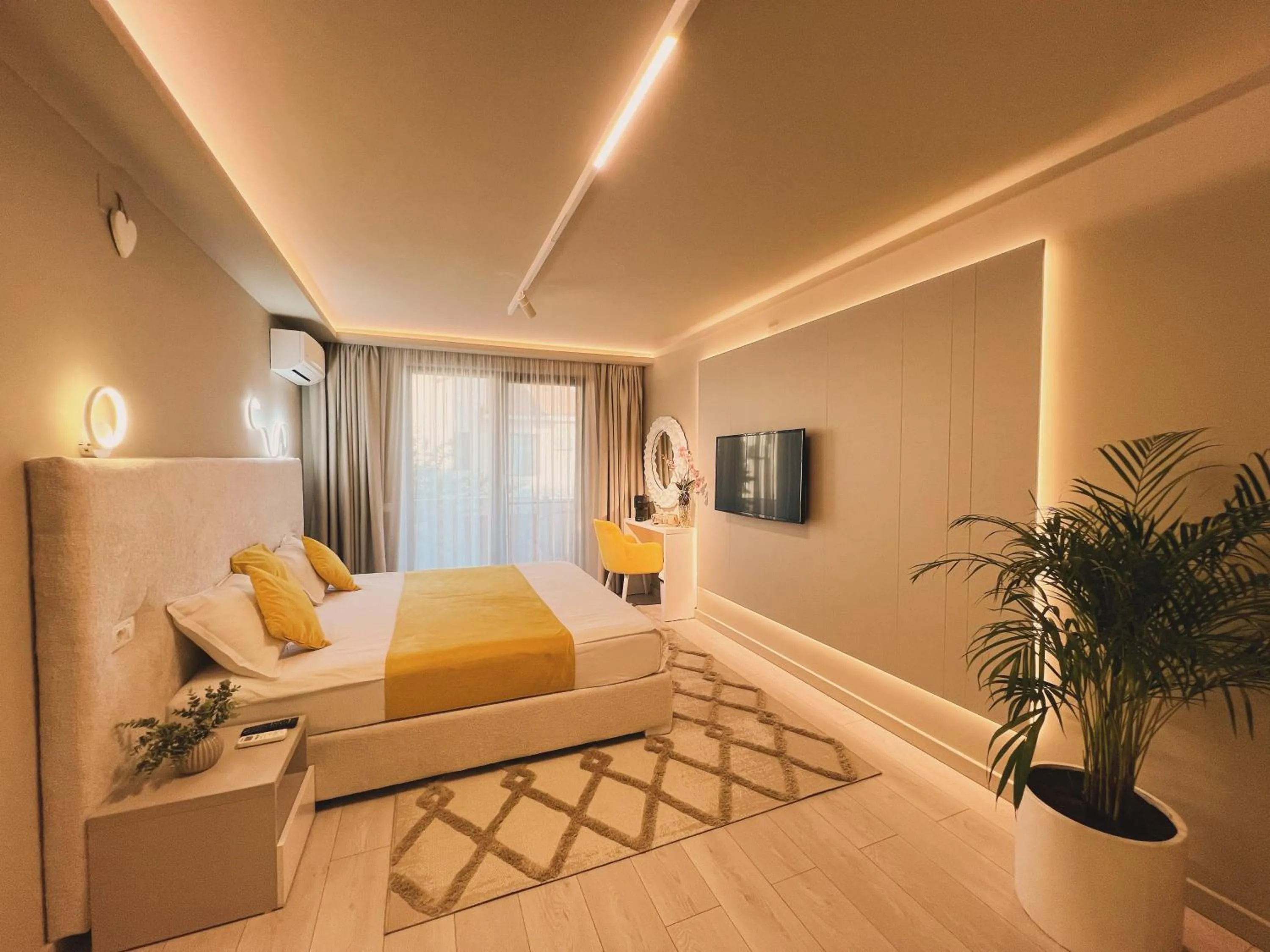 Bed in Mamaia Moments Villa, Mamaia Nord