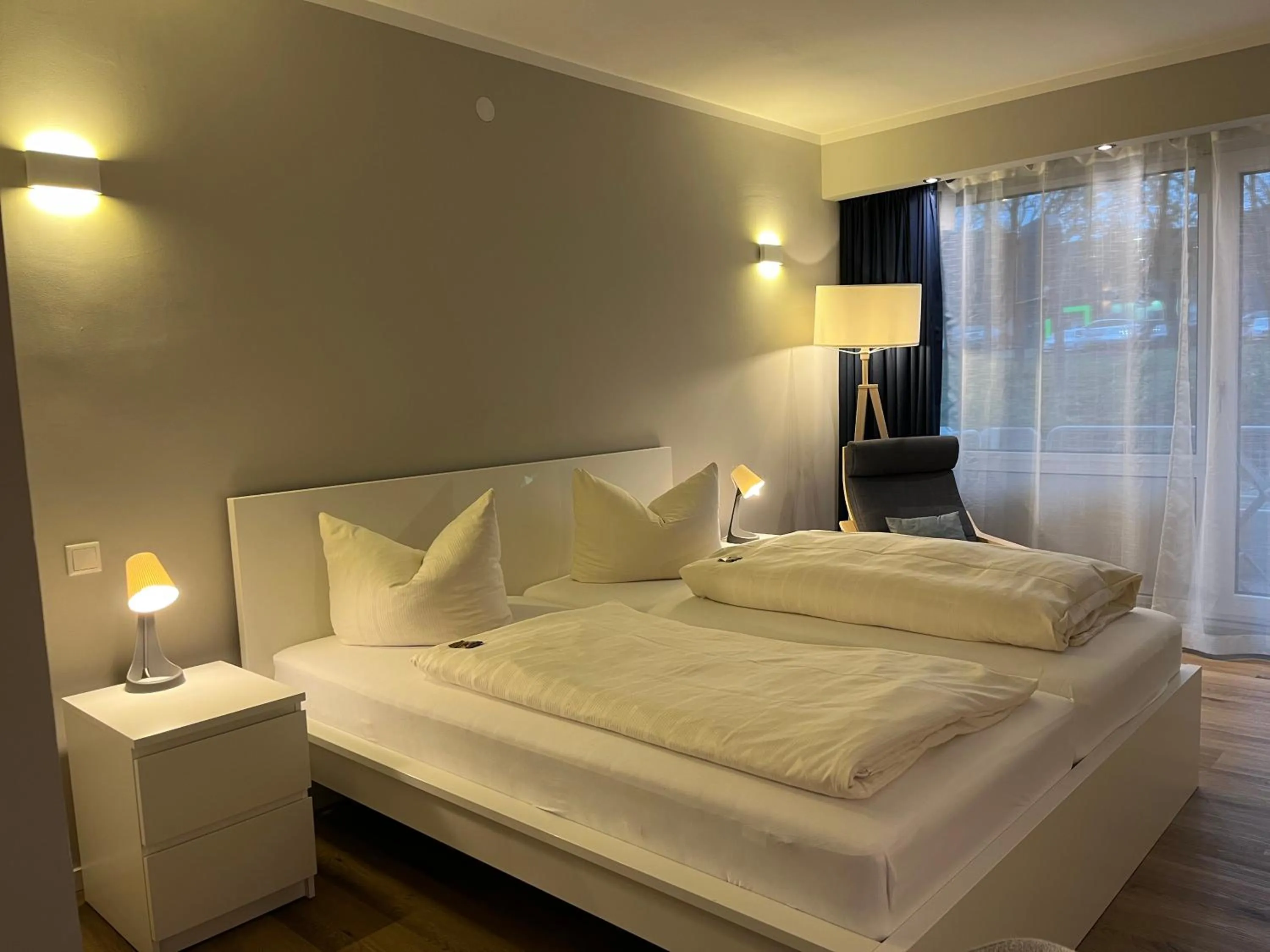 Bed in Hotel Senator