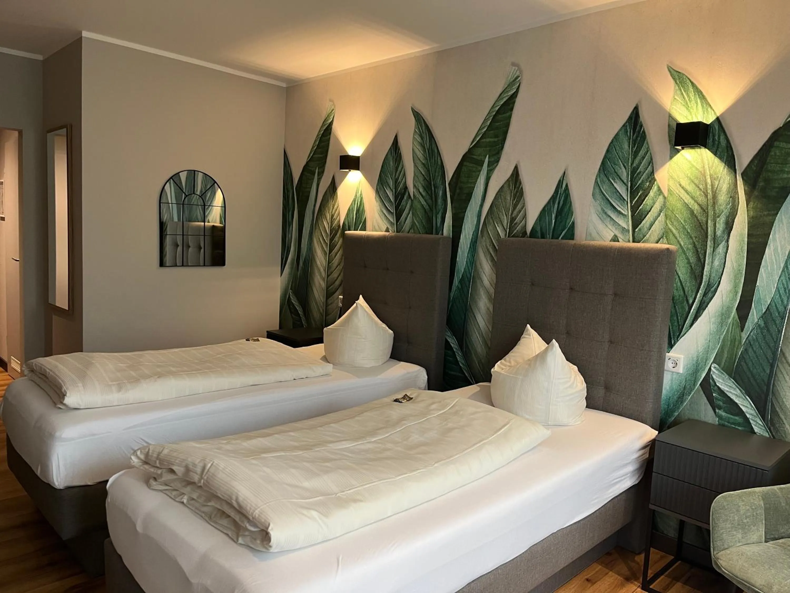 Bed in Hotel Senator