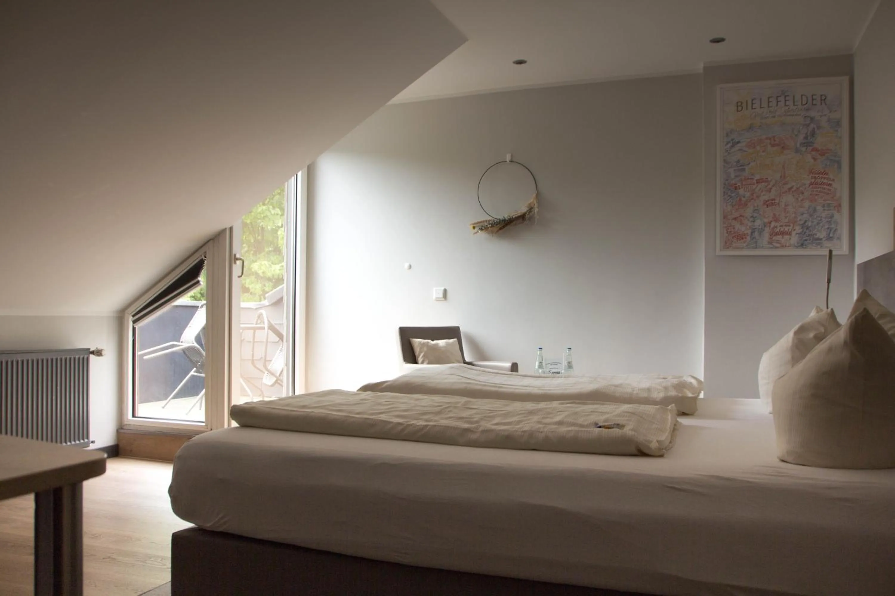 Bed in Hotel Senator