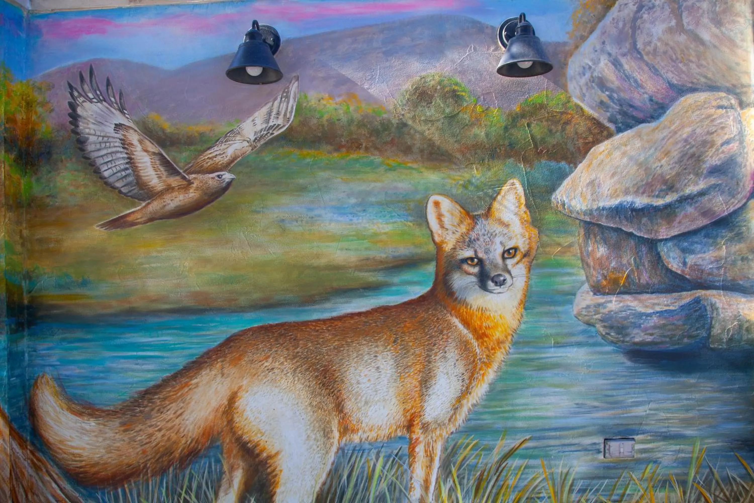 Decorative detail in Hotel Flora and Fauna