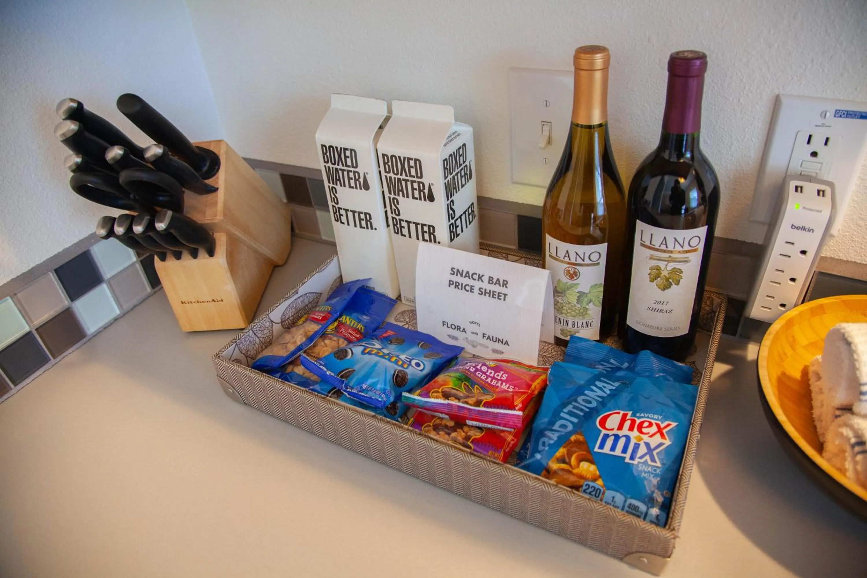 Food and drinks in Hotel Flora and Fauna