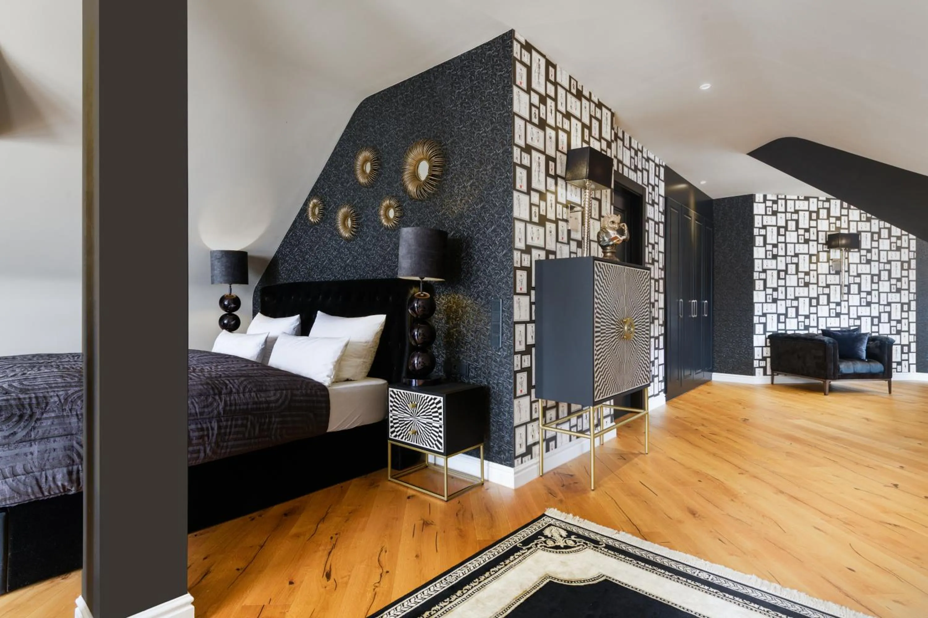 Photo of the whole room, Bed in Parkhotel Luise Bad Herrenalb