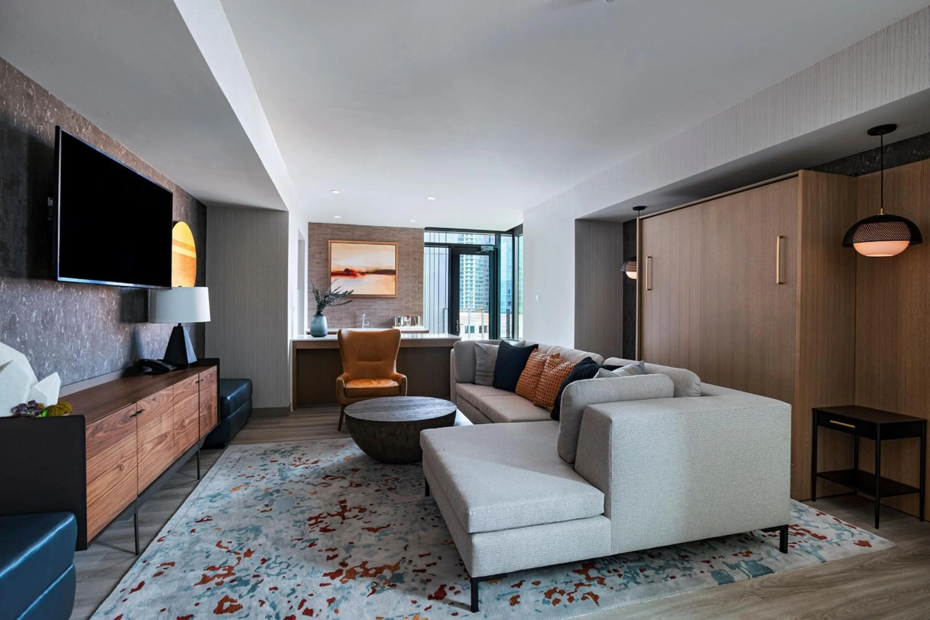 Living room in Austin Marriott Downtown