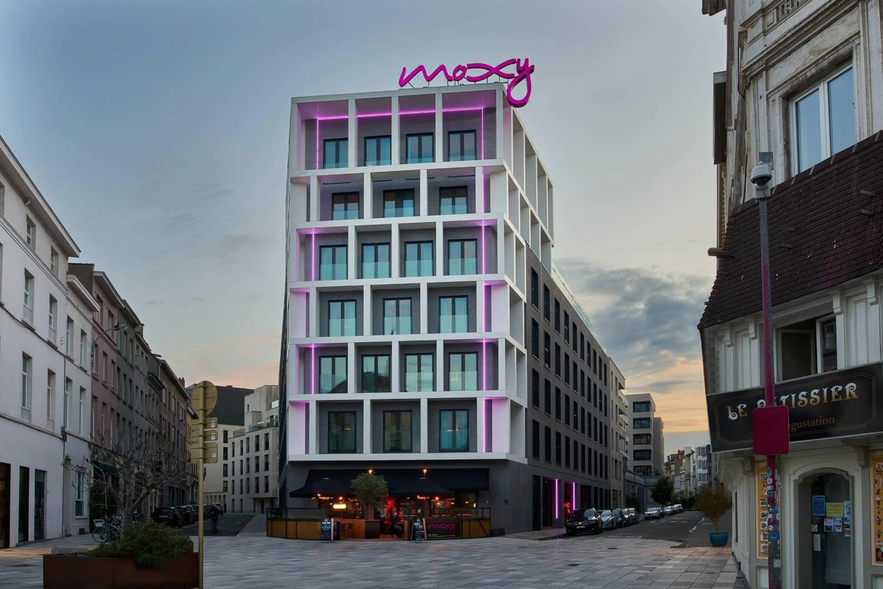 Property building in Moxy Brussels City Center