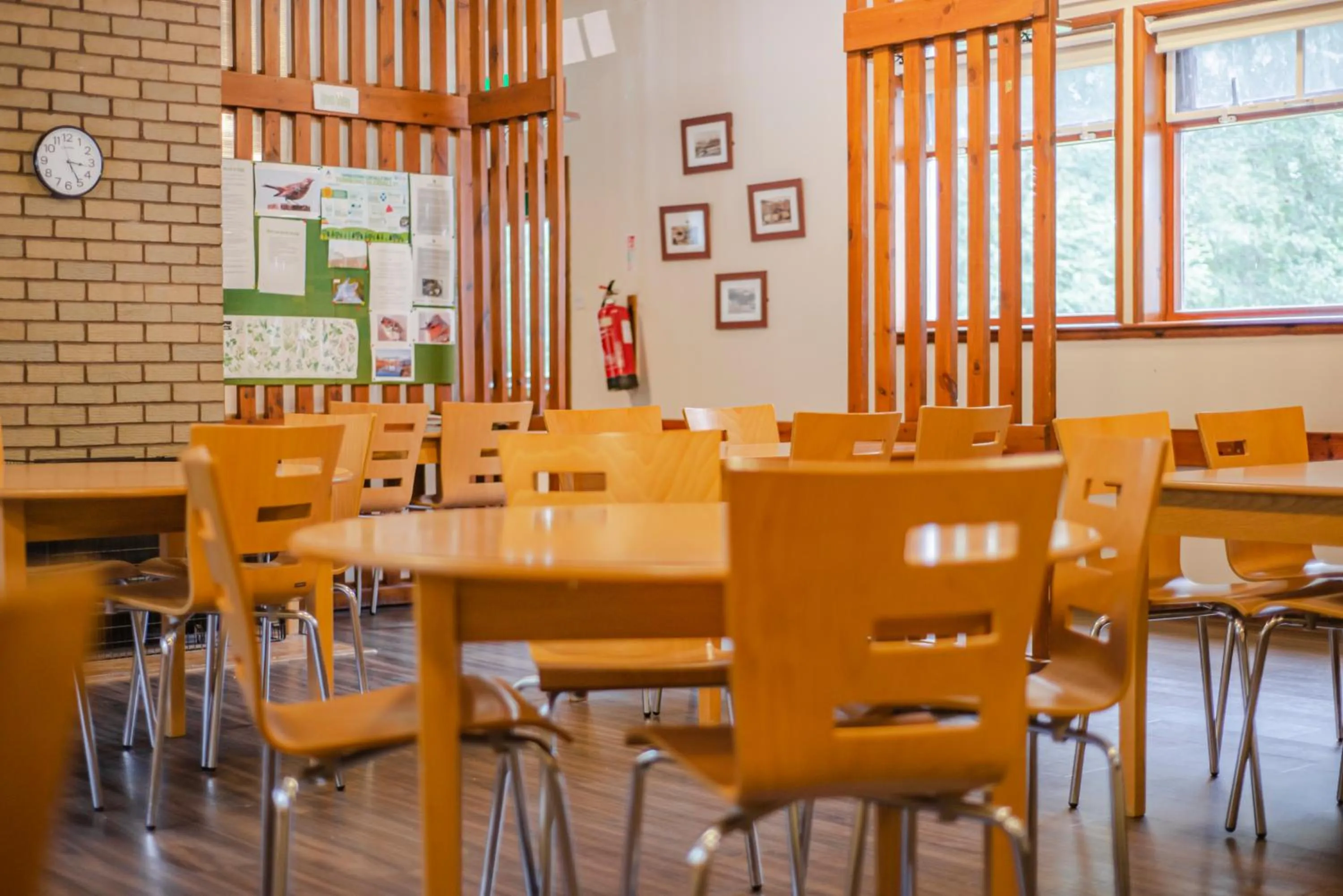 Dining area in Crianlarich Youth Hostel