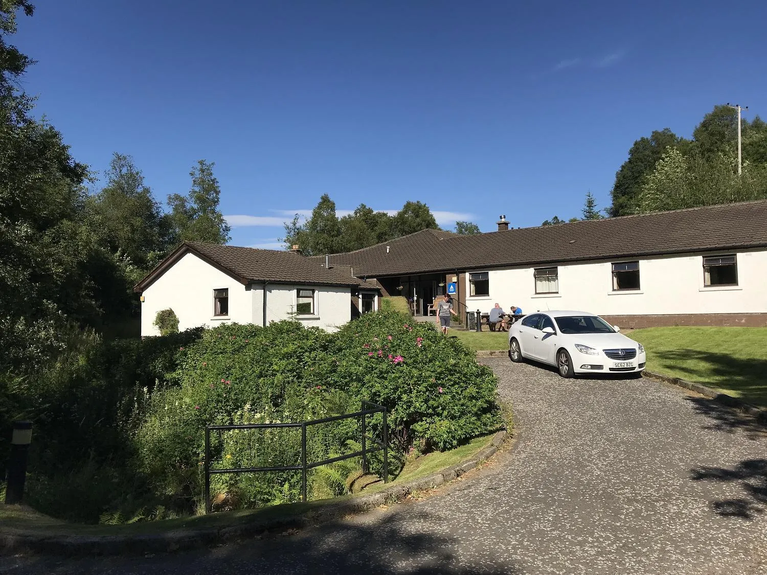 Facade/entrance in Crianlarich Youth Hostel