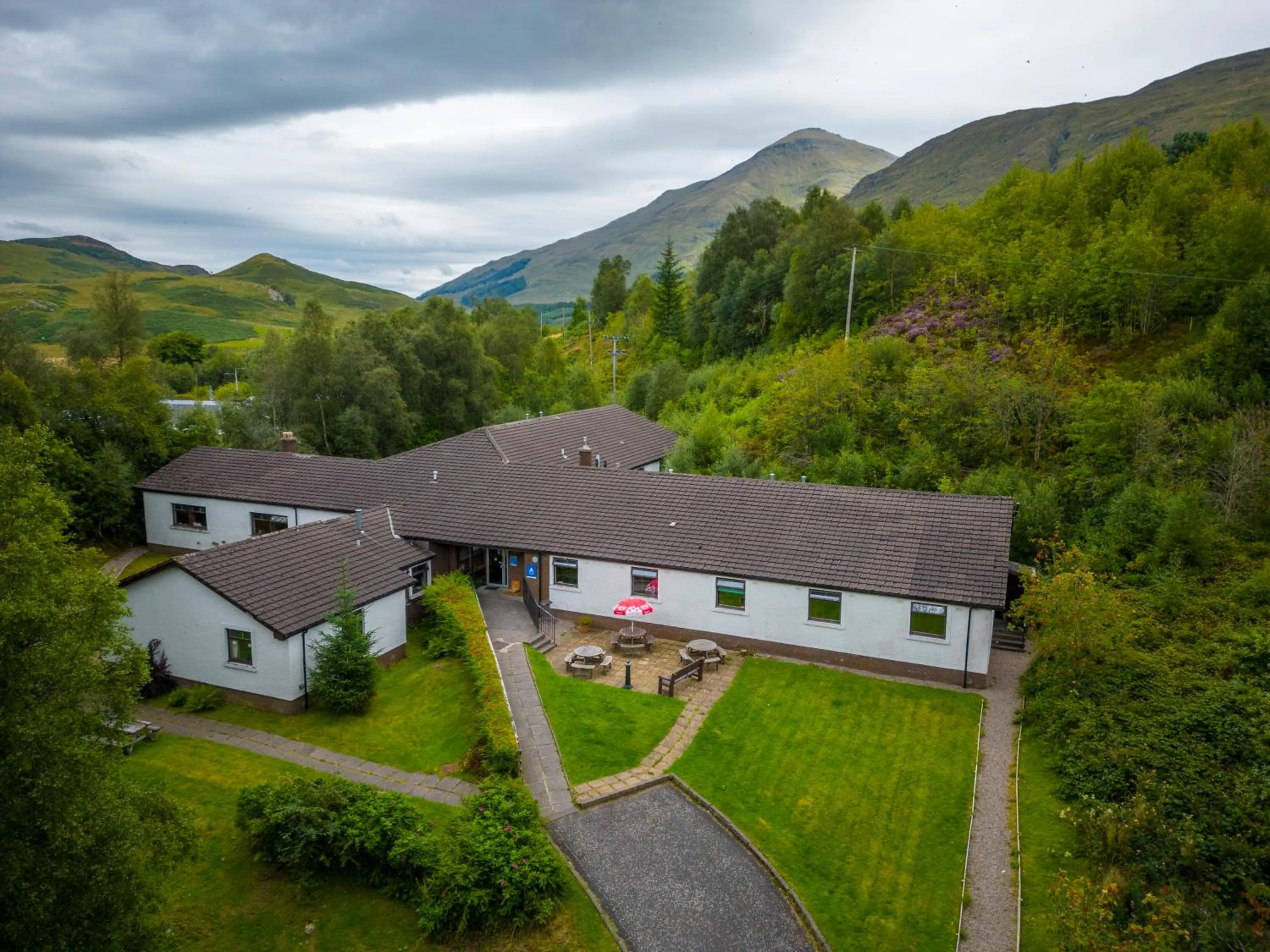 Property building in Crianlarich Youth Hostel