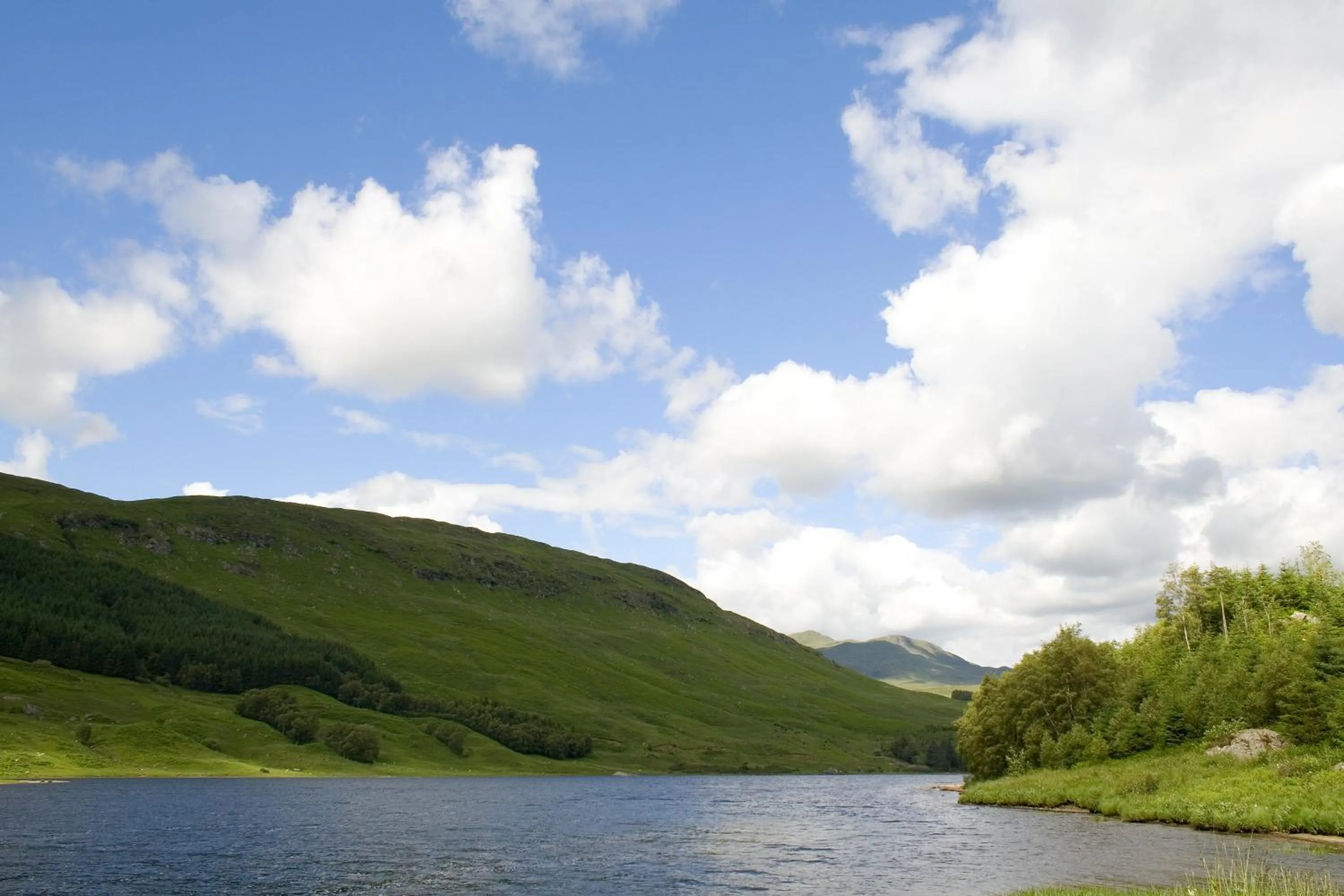 Natural landscape in Crianlarich Youth Hostel