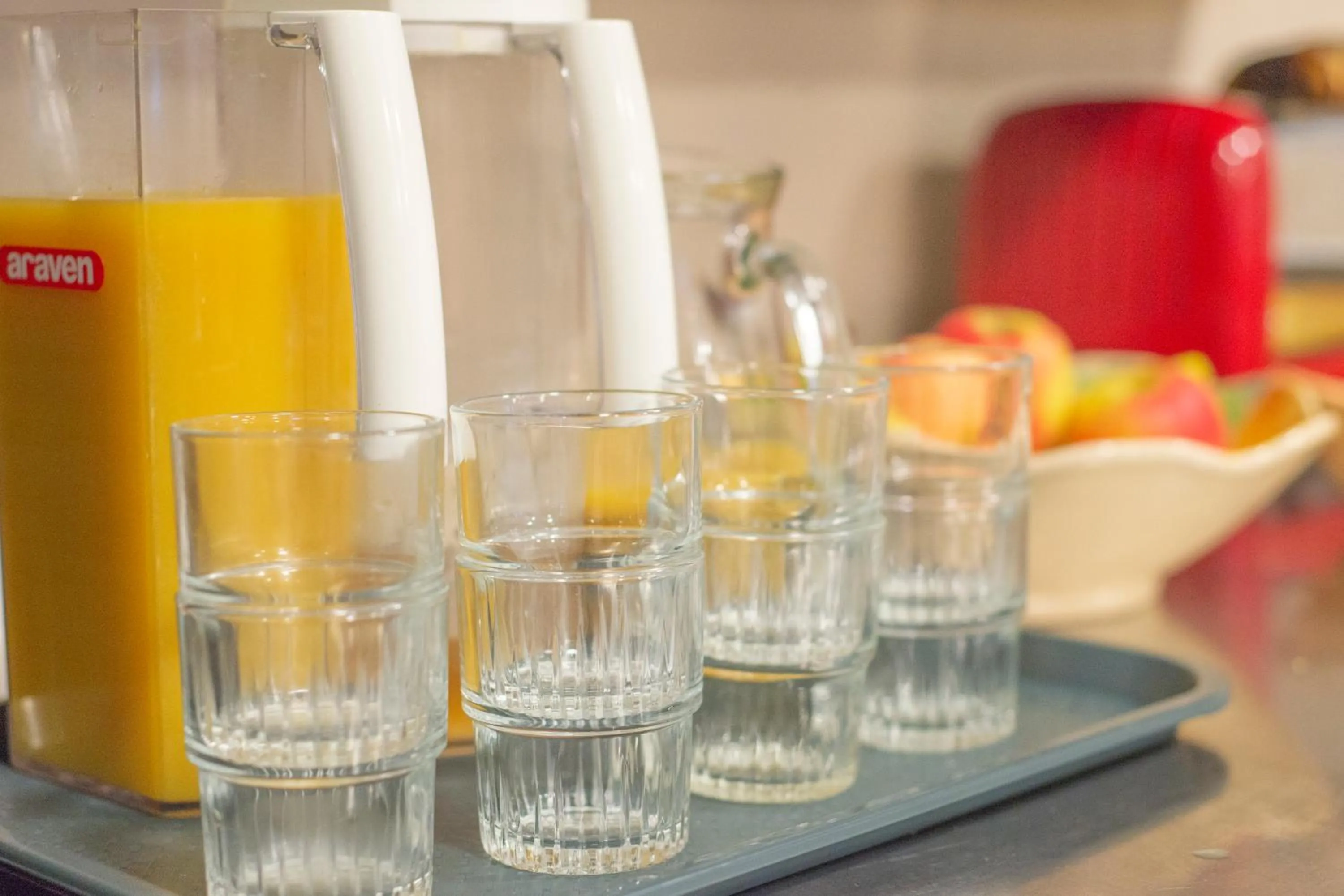 Breakfast in Crianlarich Youth Hostel