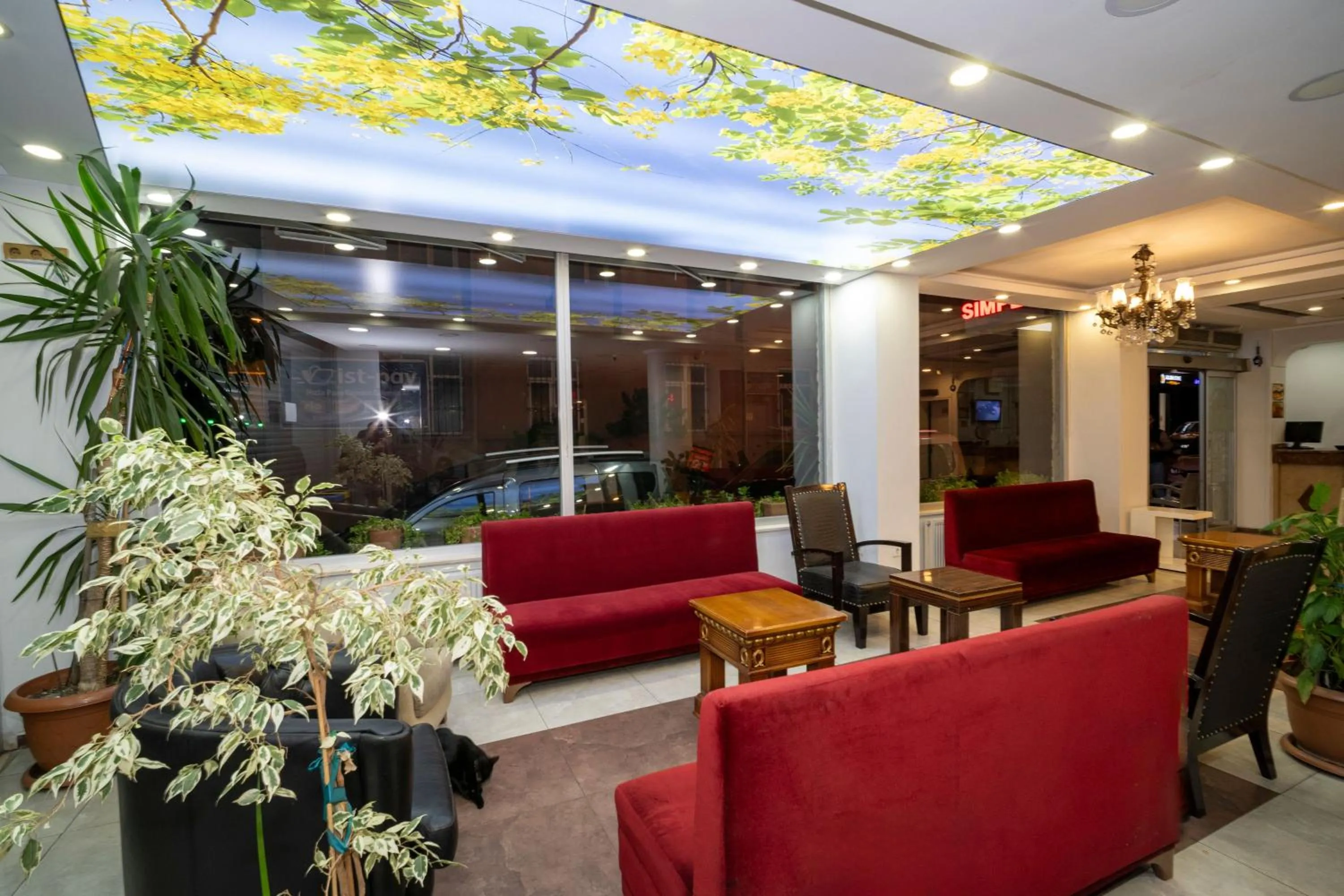 Lobby or reception in Hotel Simper