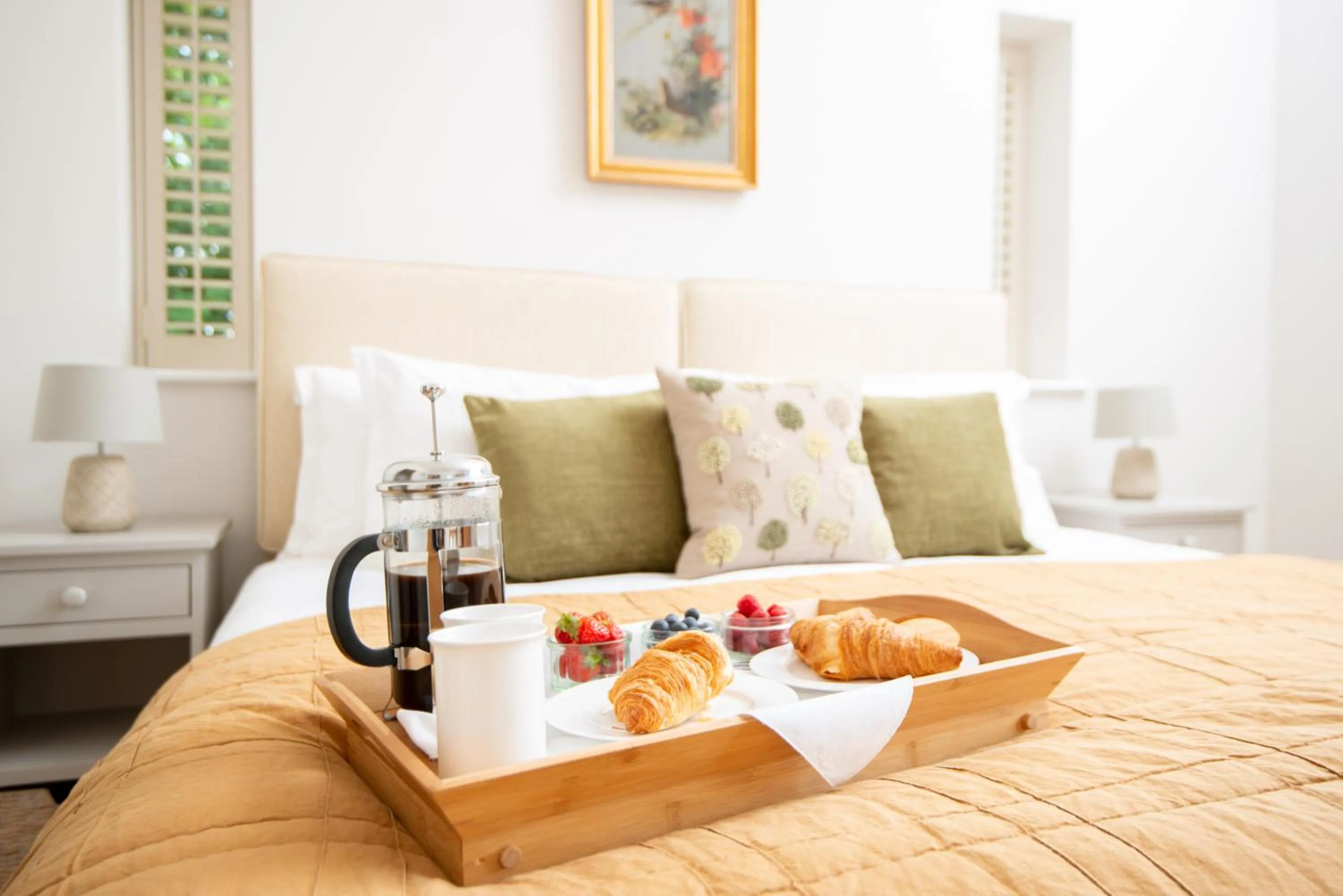 Bed in Barrow Hill Barns