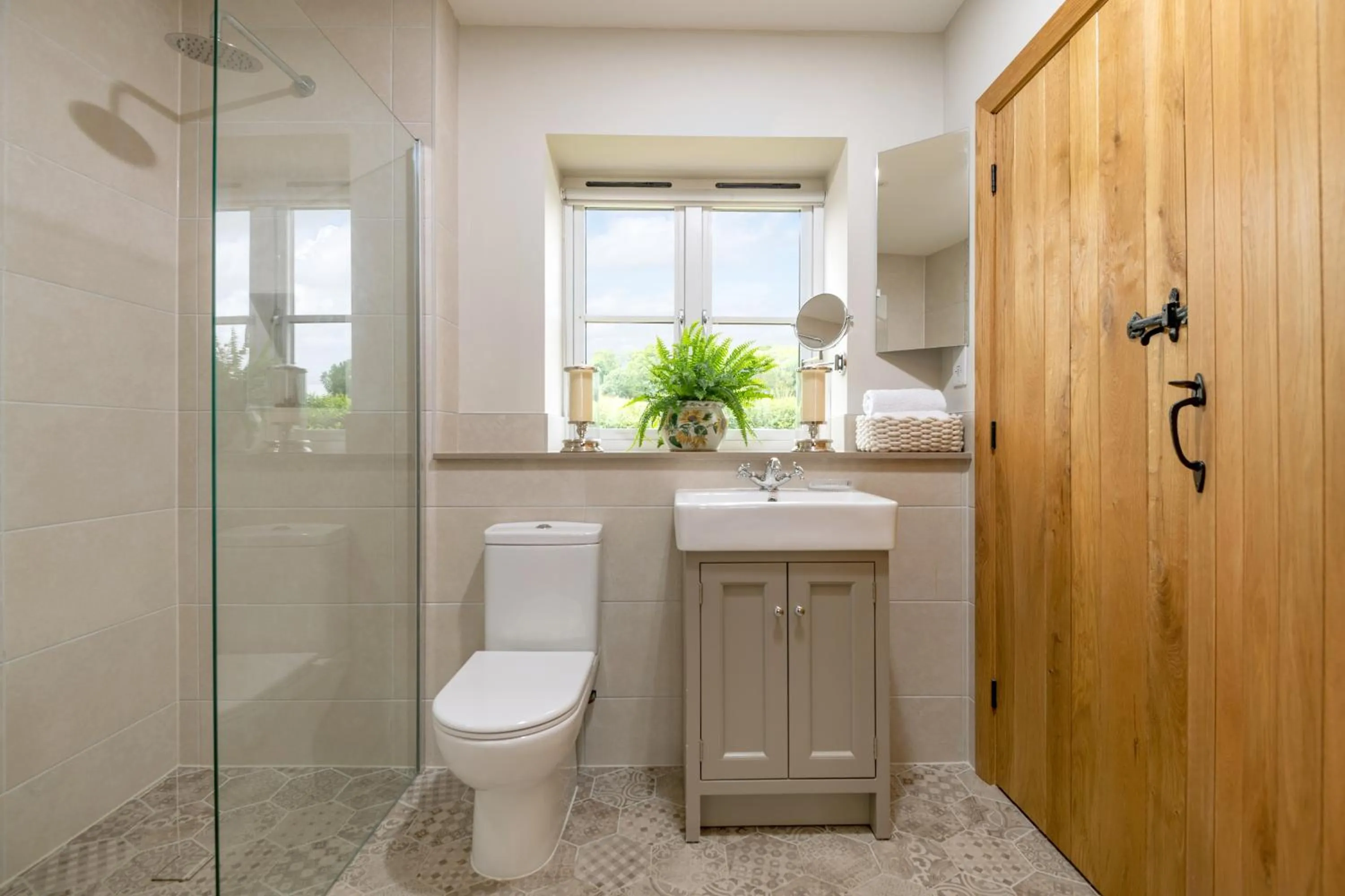 Bathroom in Barrow Hill Barns