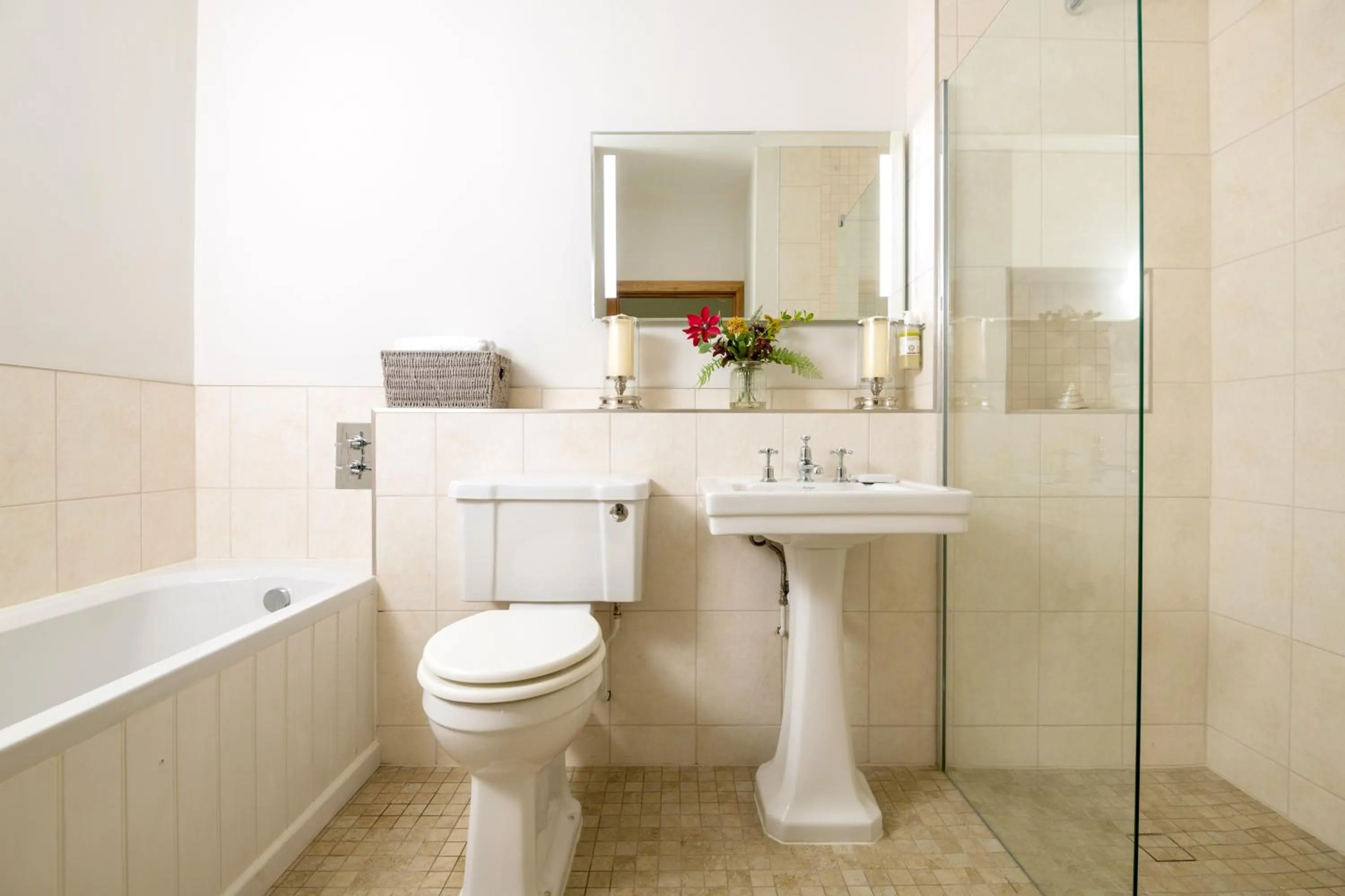 Bathroom in Barrow Hill Barns