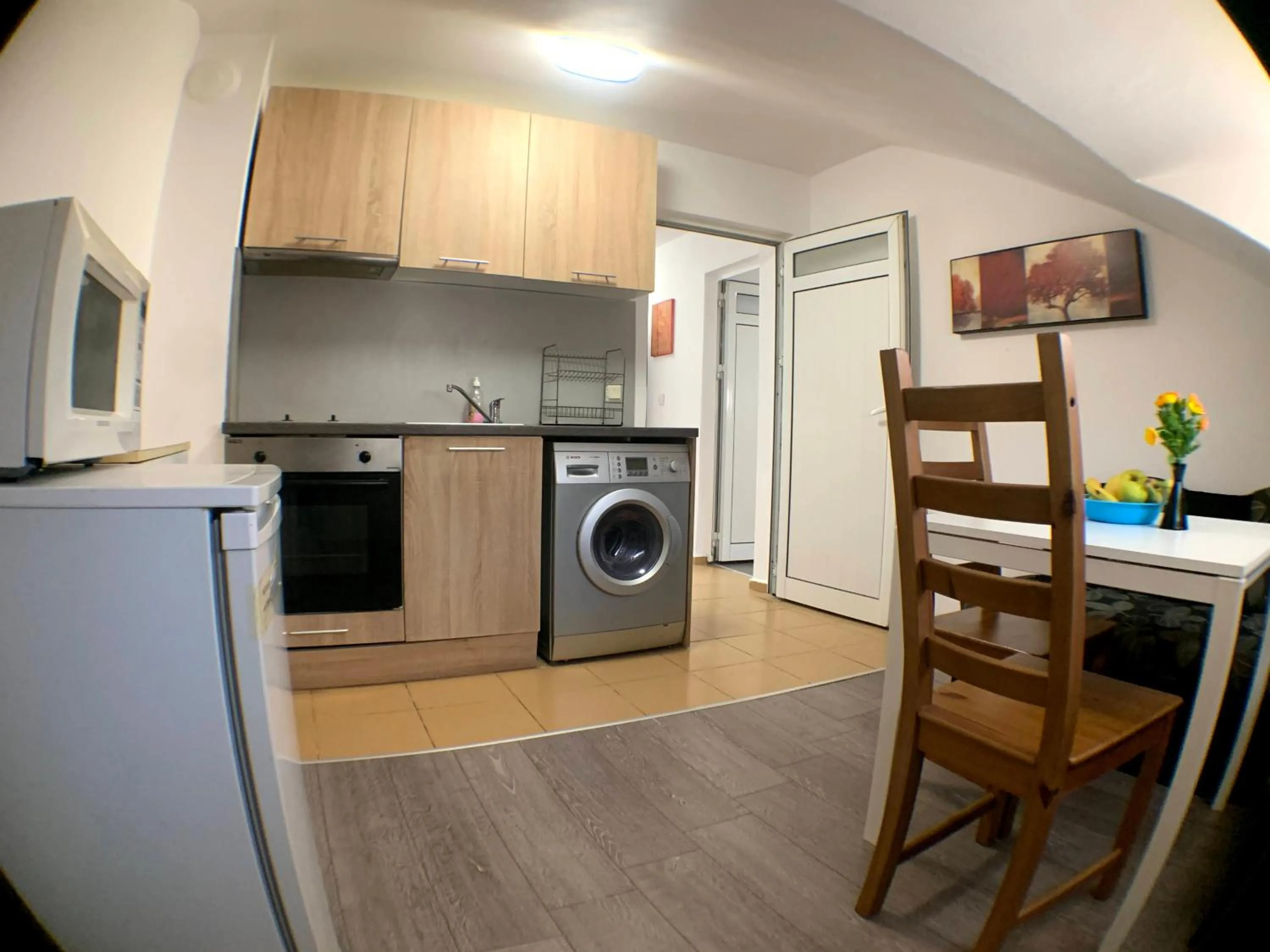 kitchen in Samuil Apartments - Central Burgas