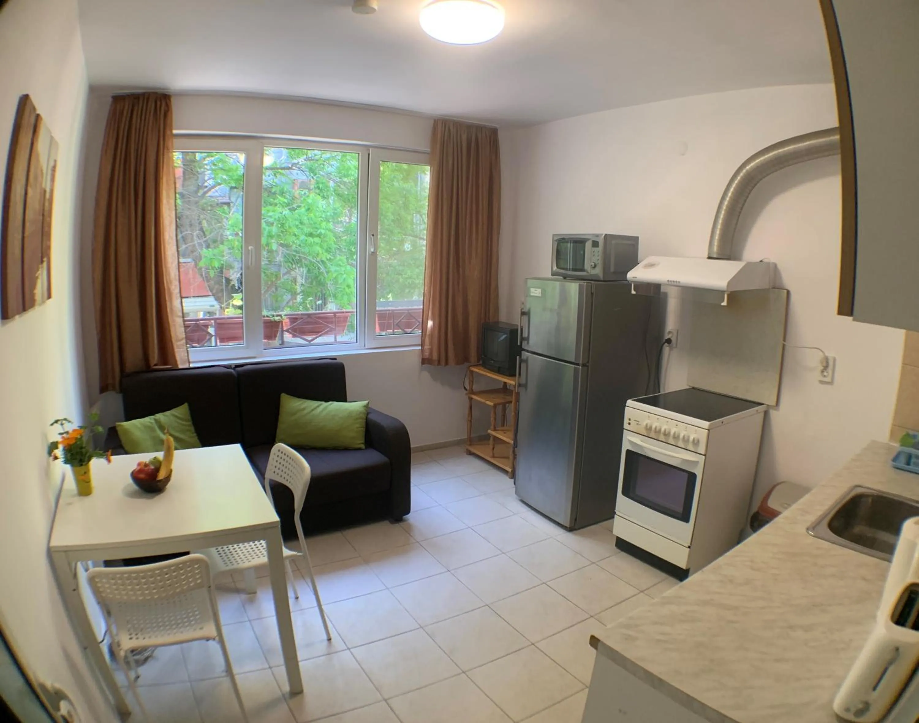 Kitchen or kitchenette in Samuil Apartments - Central Burgas