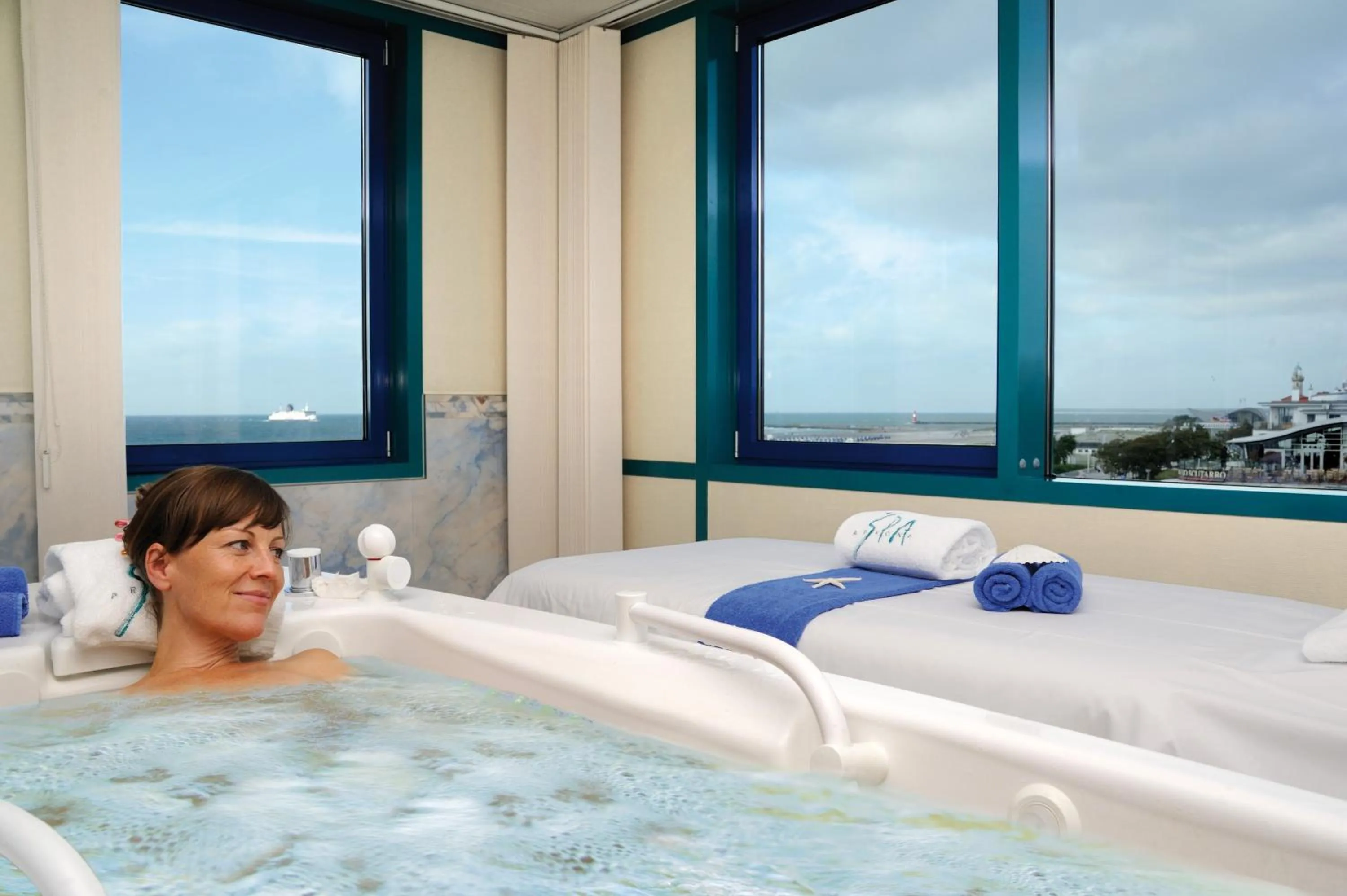 People, Bed in Hotel Neptun