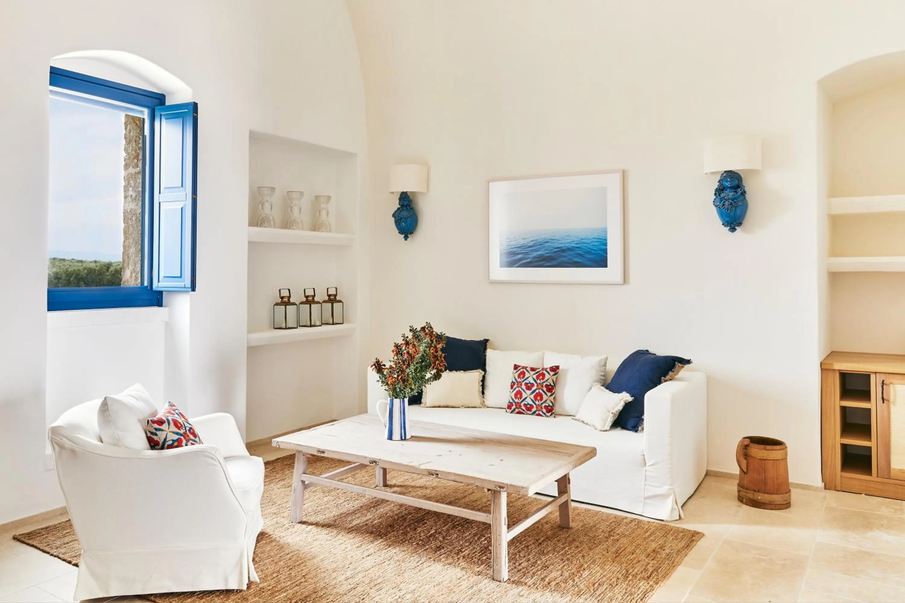 Living room in Masseria Calderisi