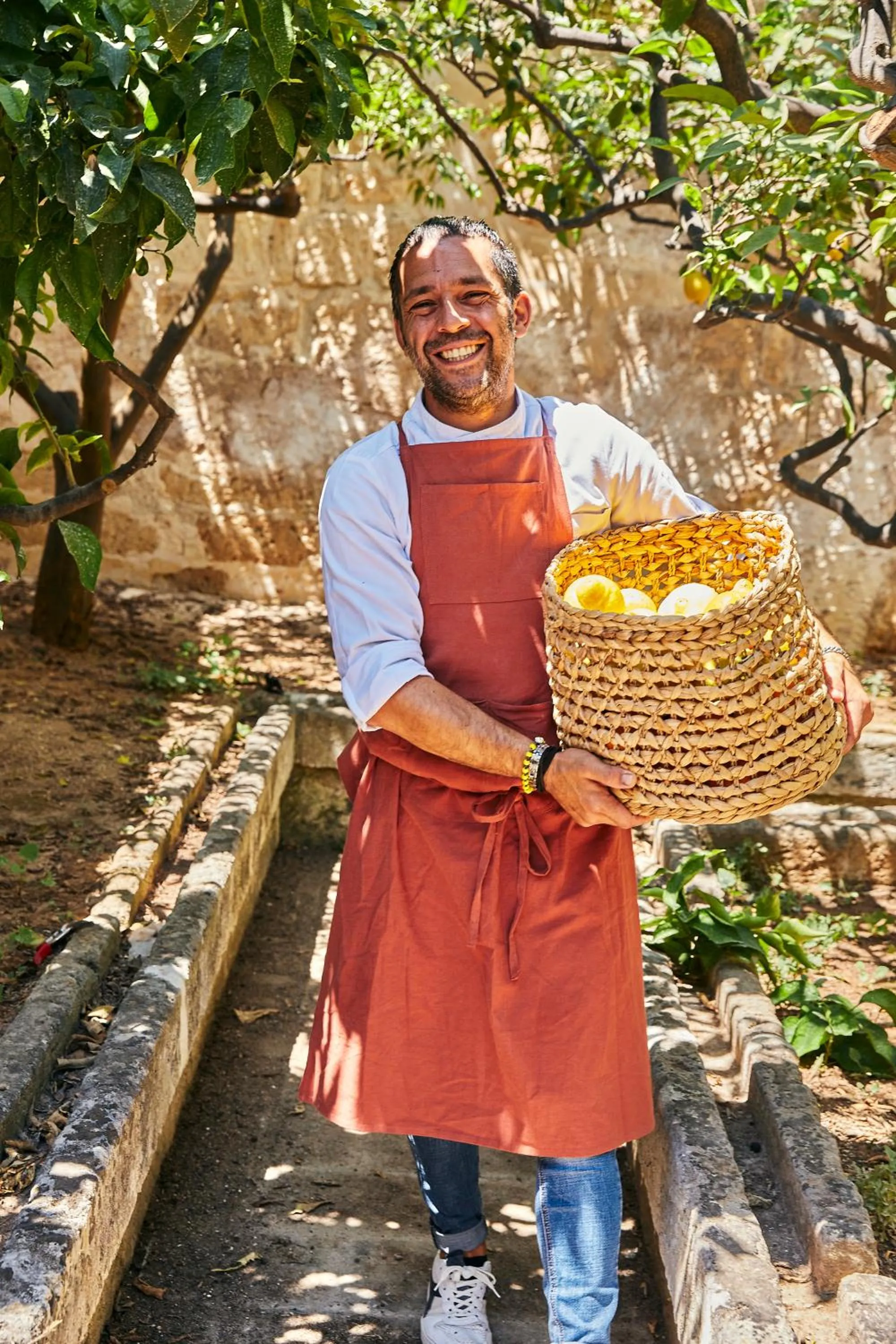 Garden view in Masseria Calderisi
