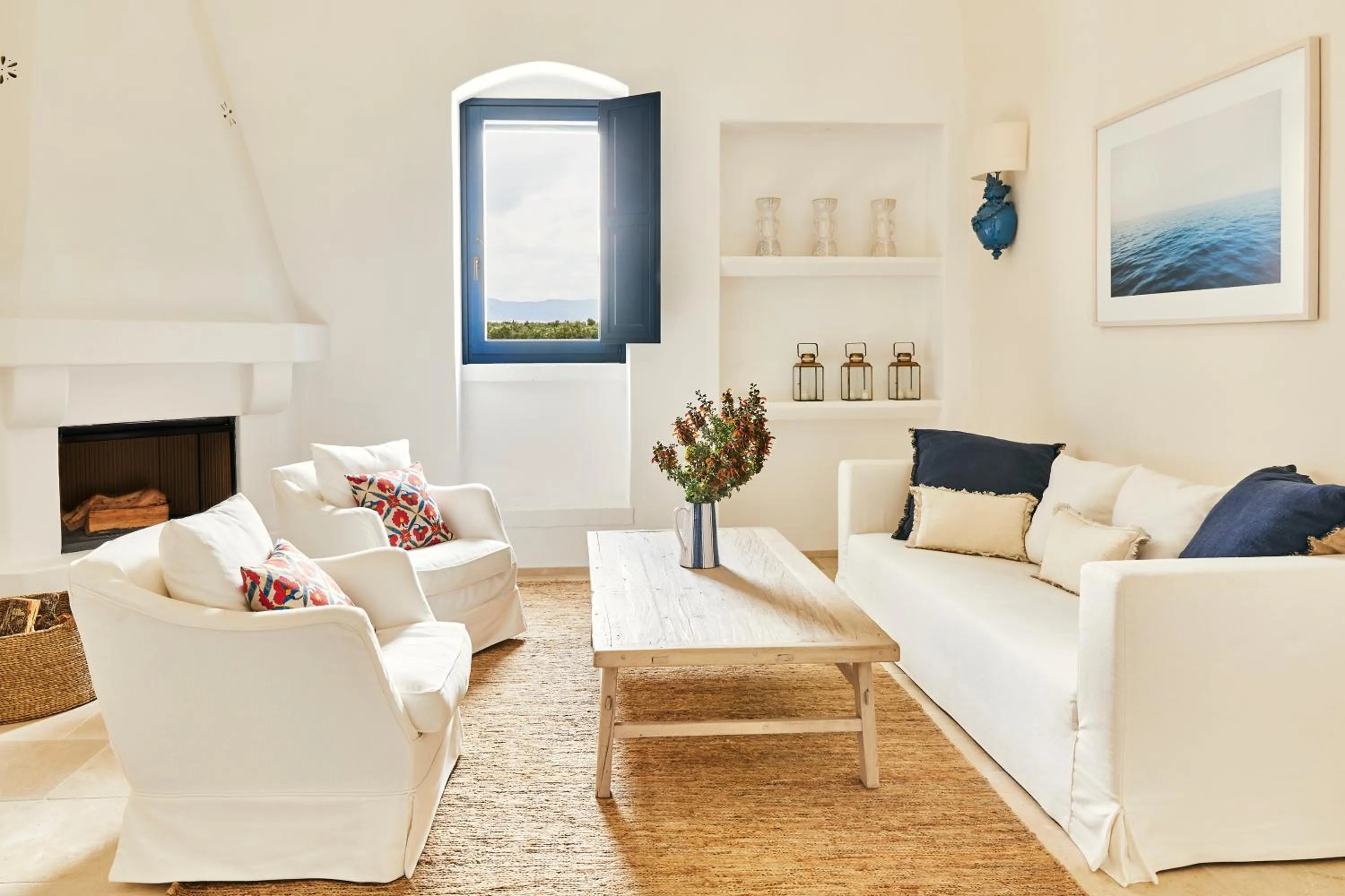 Living room in Masseria Calderisi