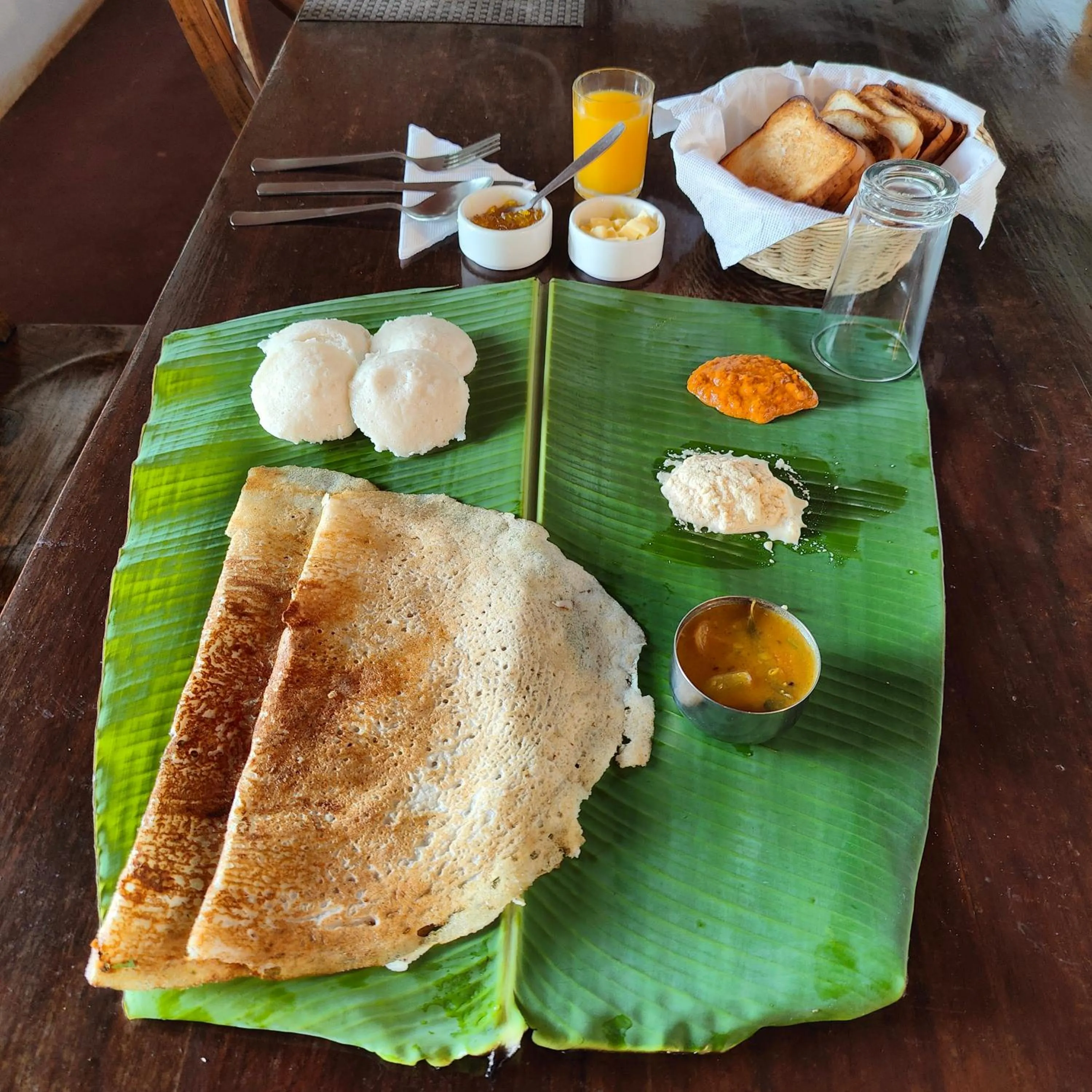 Breakfast in Grassroots Wayanad, Valley-view Tents
