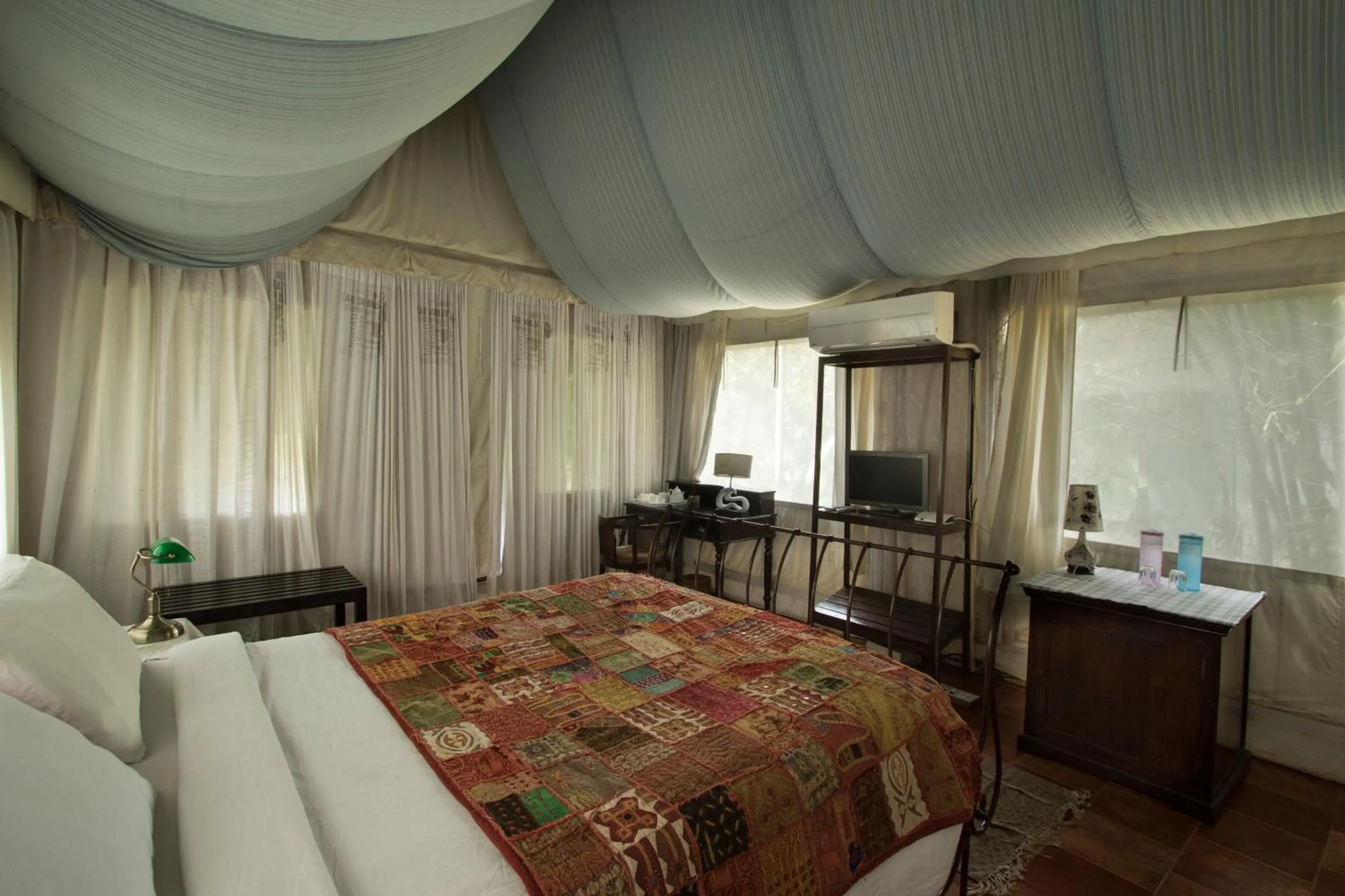 Bedroom, Bed in Grassroots Wayanad, Valley-view Tents