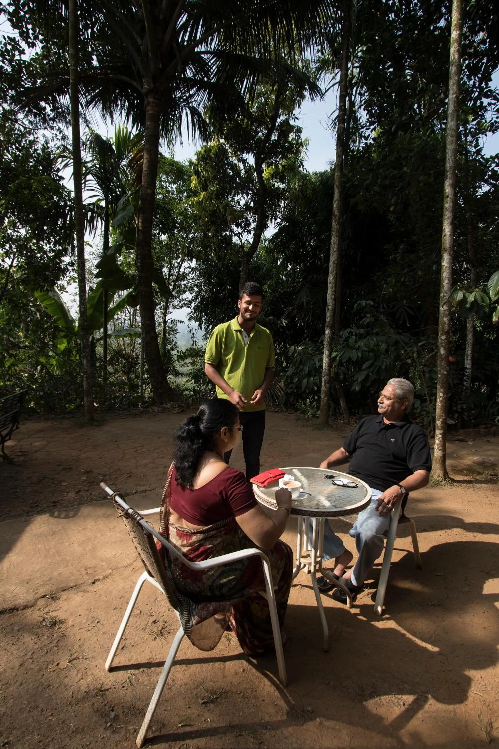 Seating area in Grassroots Wayanad, Valley-view Tents