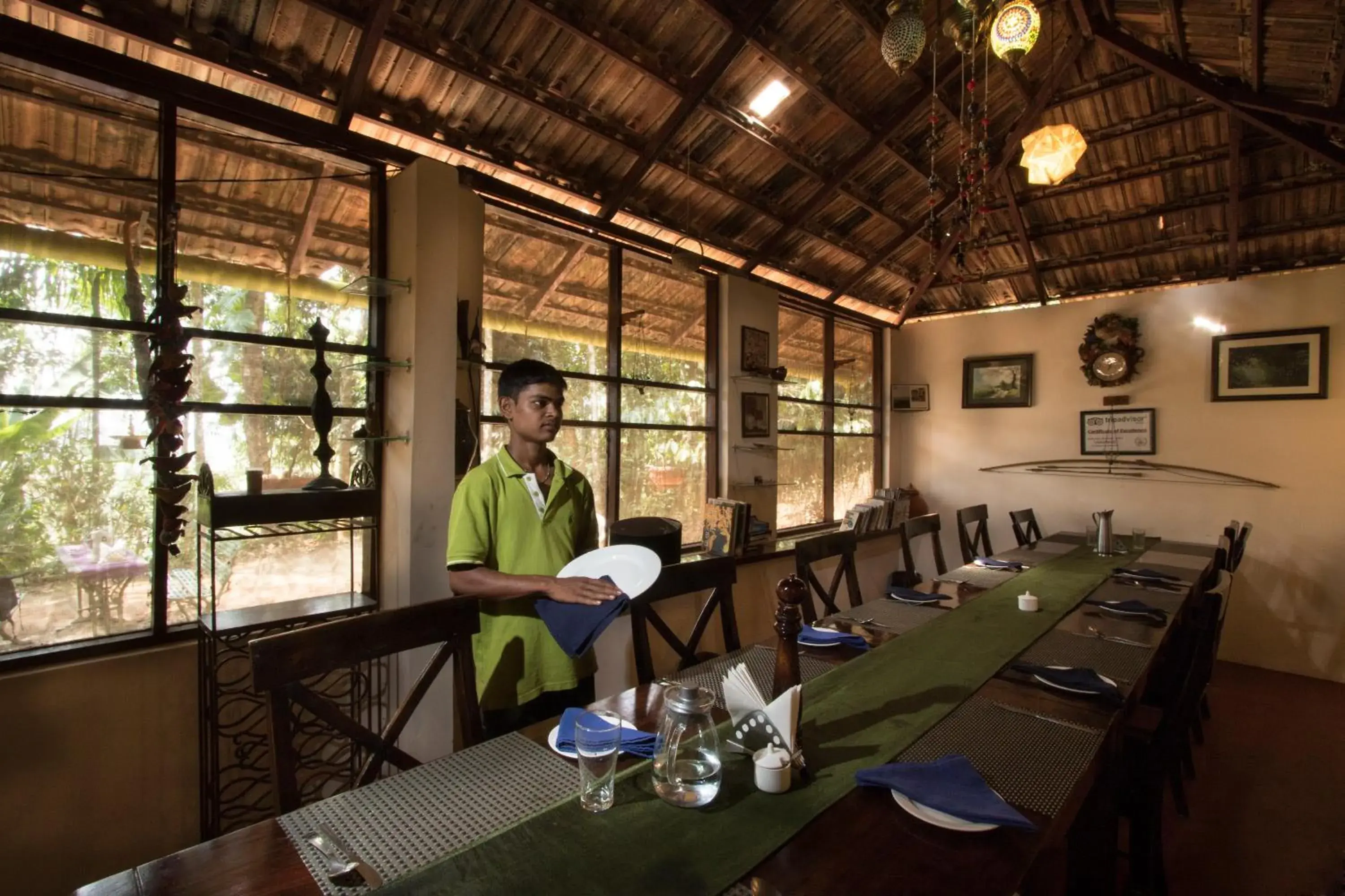 Restaurant/places to eat in Grassroots Wayanad, Valley-view Tents Restaurant/places to eat in Grassroots Wayanad, Valley-view Tents