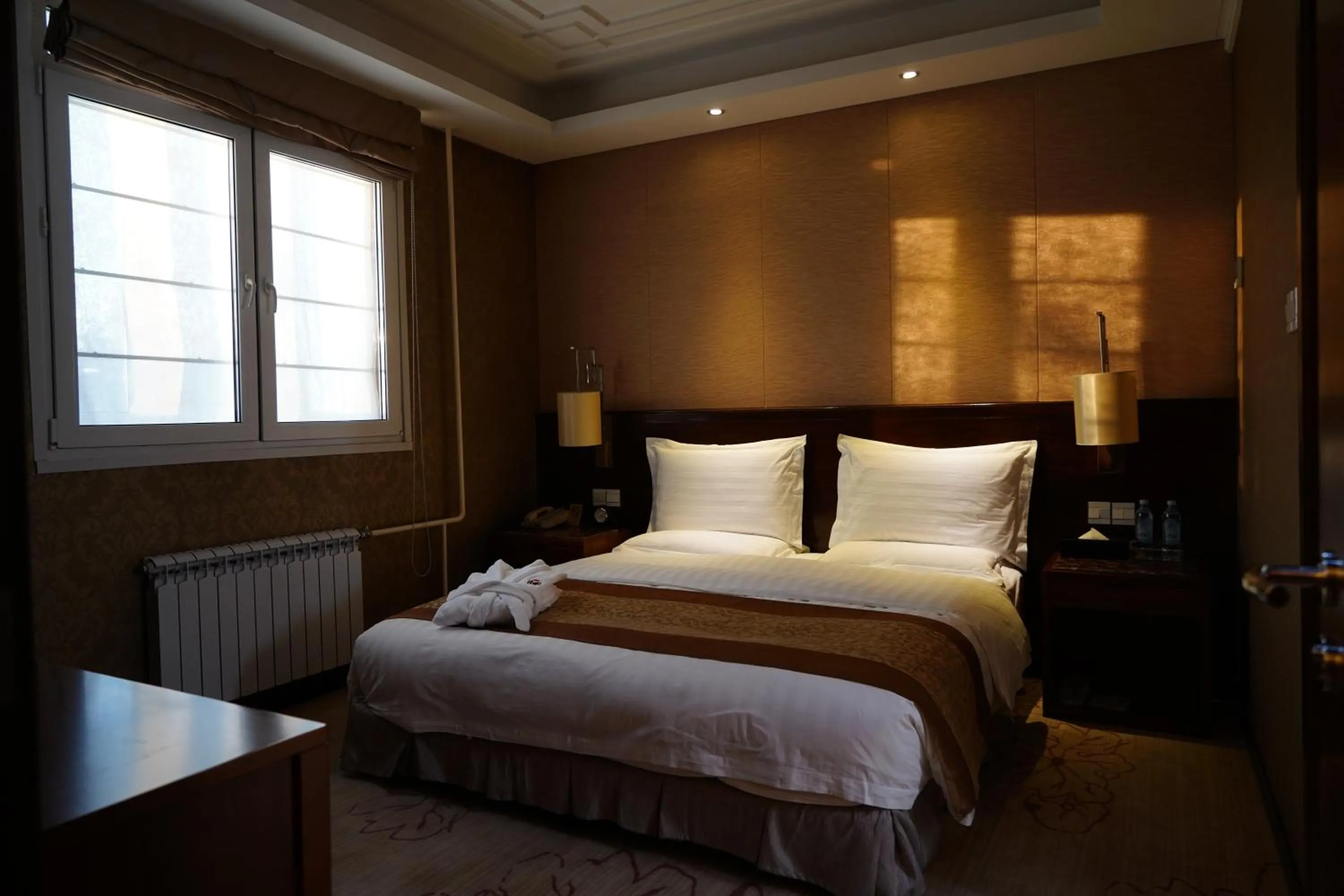 Photo of the whole room, Bed in Soluxe Hotel Almaty