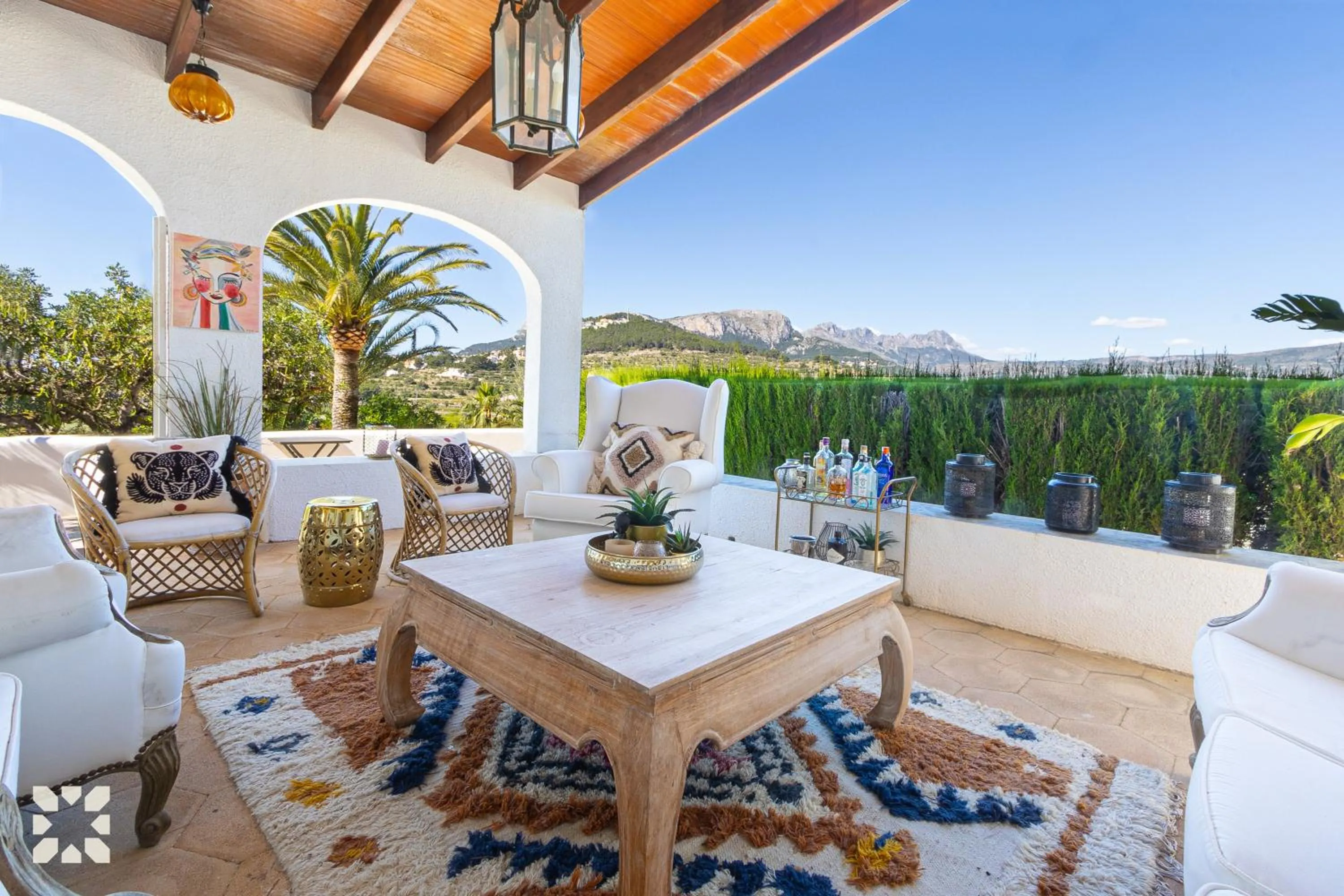 Patio in Villa Malawi by Abahana Villas