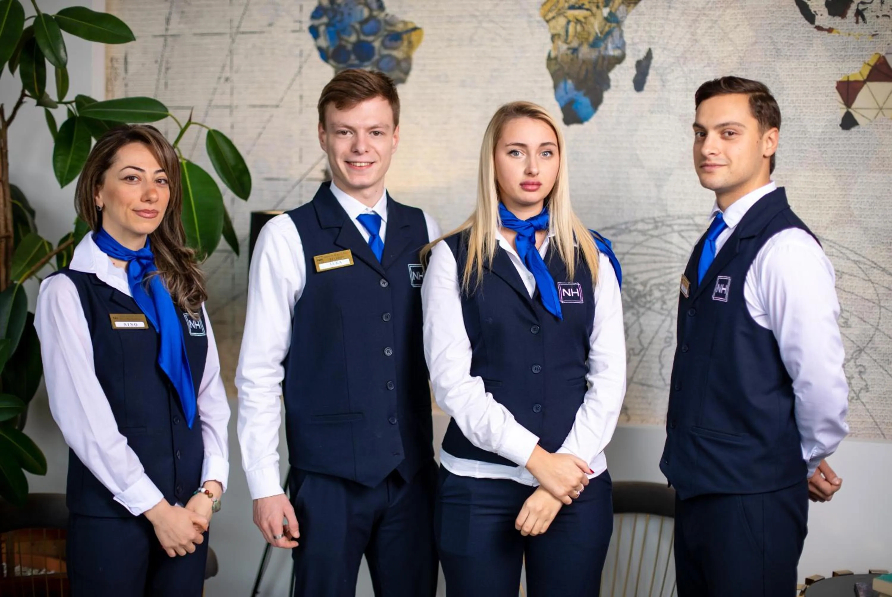 Staff in Newport Hotel Kutaisi