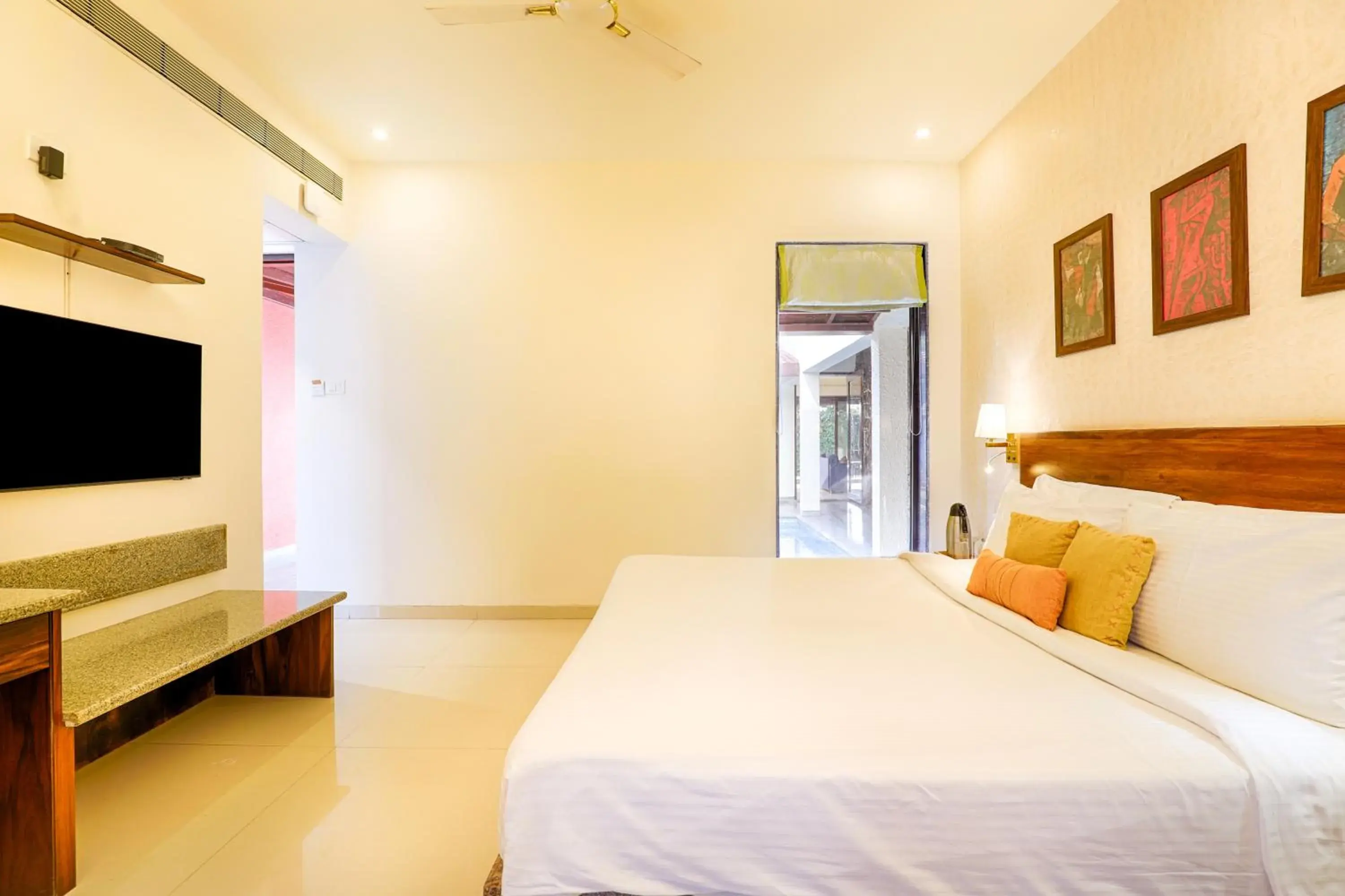 Bed in Tropicana Resort & Spa Alibaug, A Club Mahindra Associate Bed in Tropicana Resort & Spa Alibaug, A Club Mahindra Associate