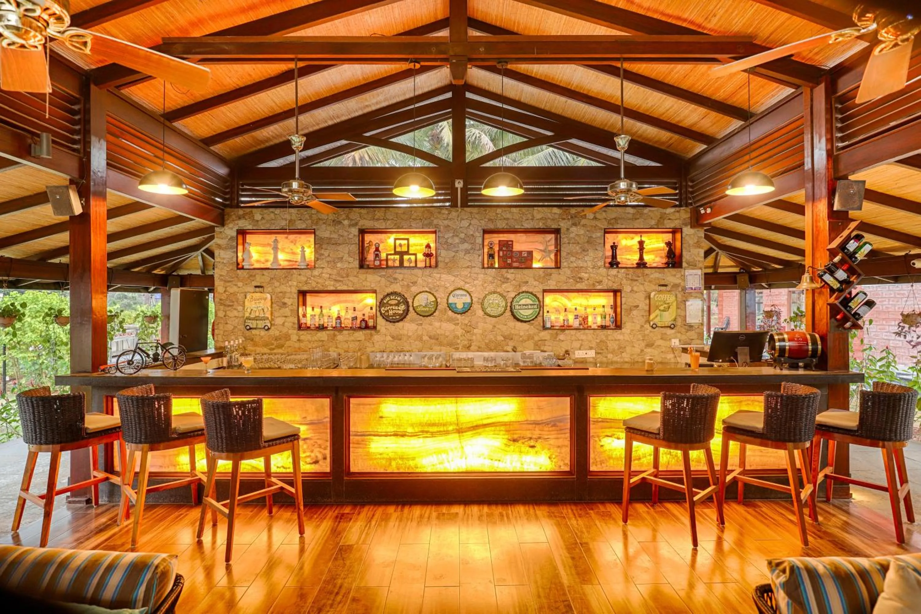 Lounge or bar in Tropicana Resort & Spa Alibaug, A Club Mahindra Associate