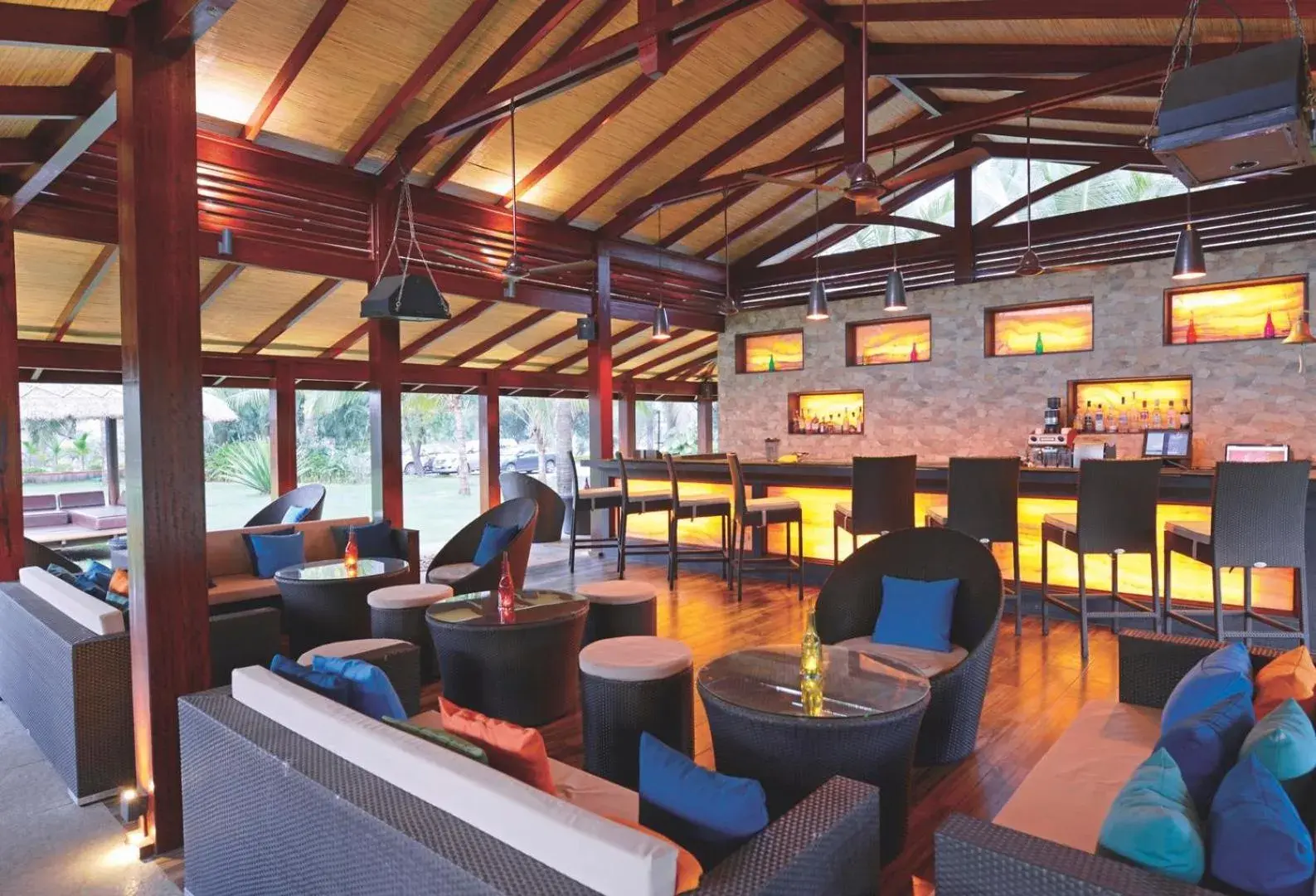 Lounge or bar in Tropicana Resort & Spa Alibaug, A Club Mahindra Associate Lounge or bar in Tropicana Resort & Spa Alibaug, A Club Mahindra Associate