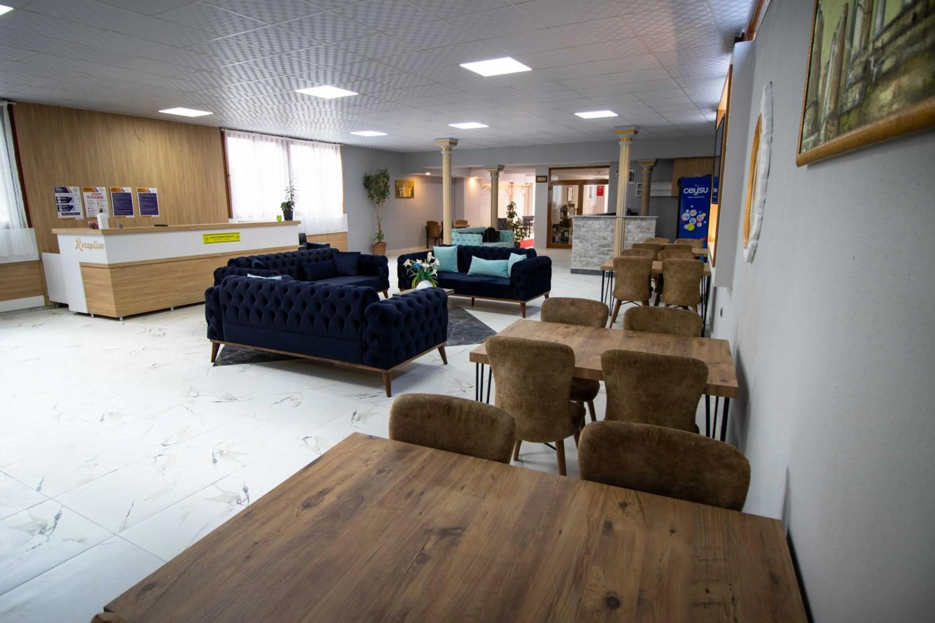 Communal lounge/ TV room in Ersoy İkiz Otel