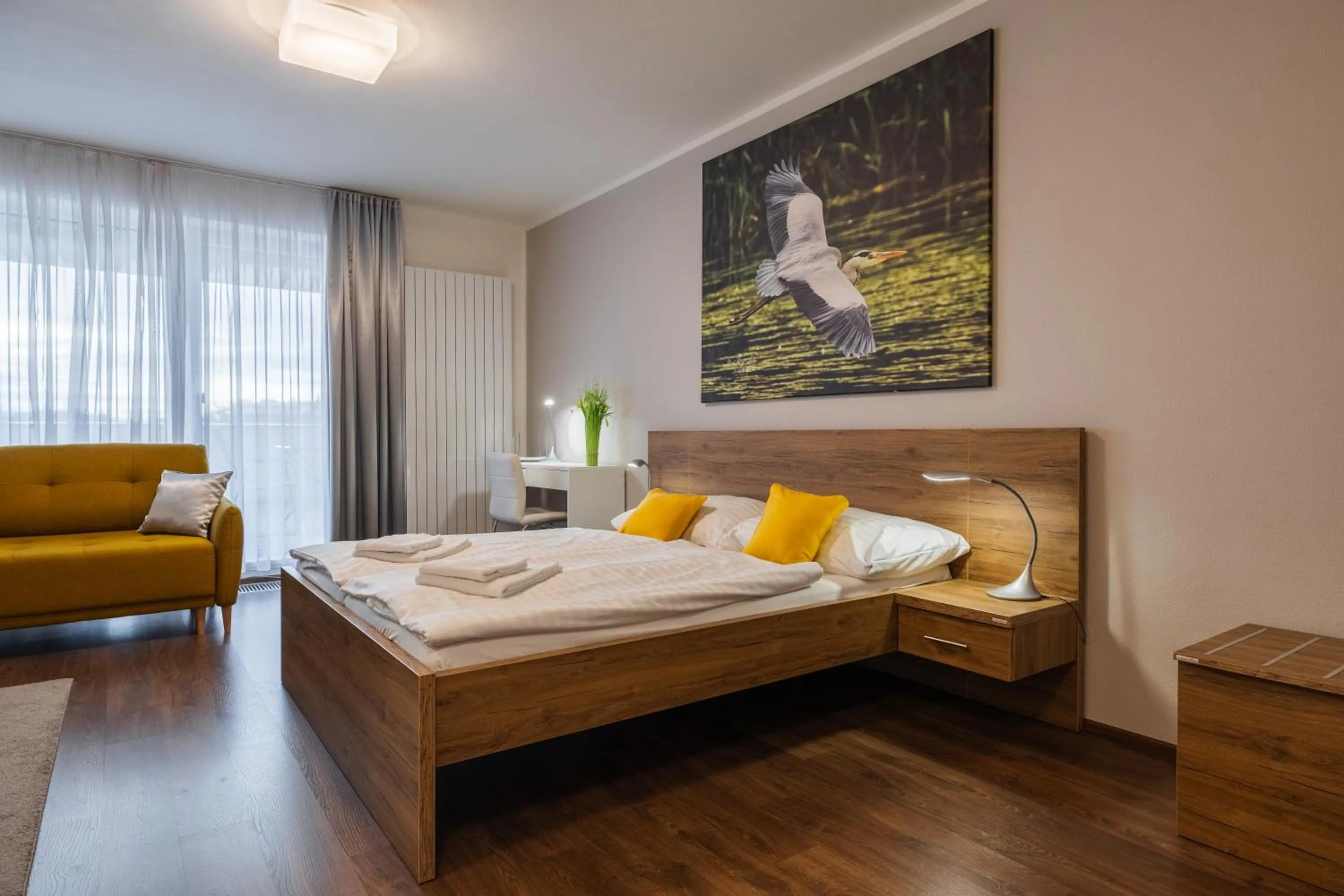 Bed in Apartmány Viva Třeboň