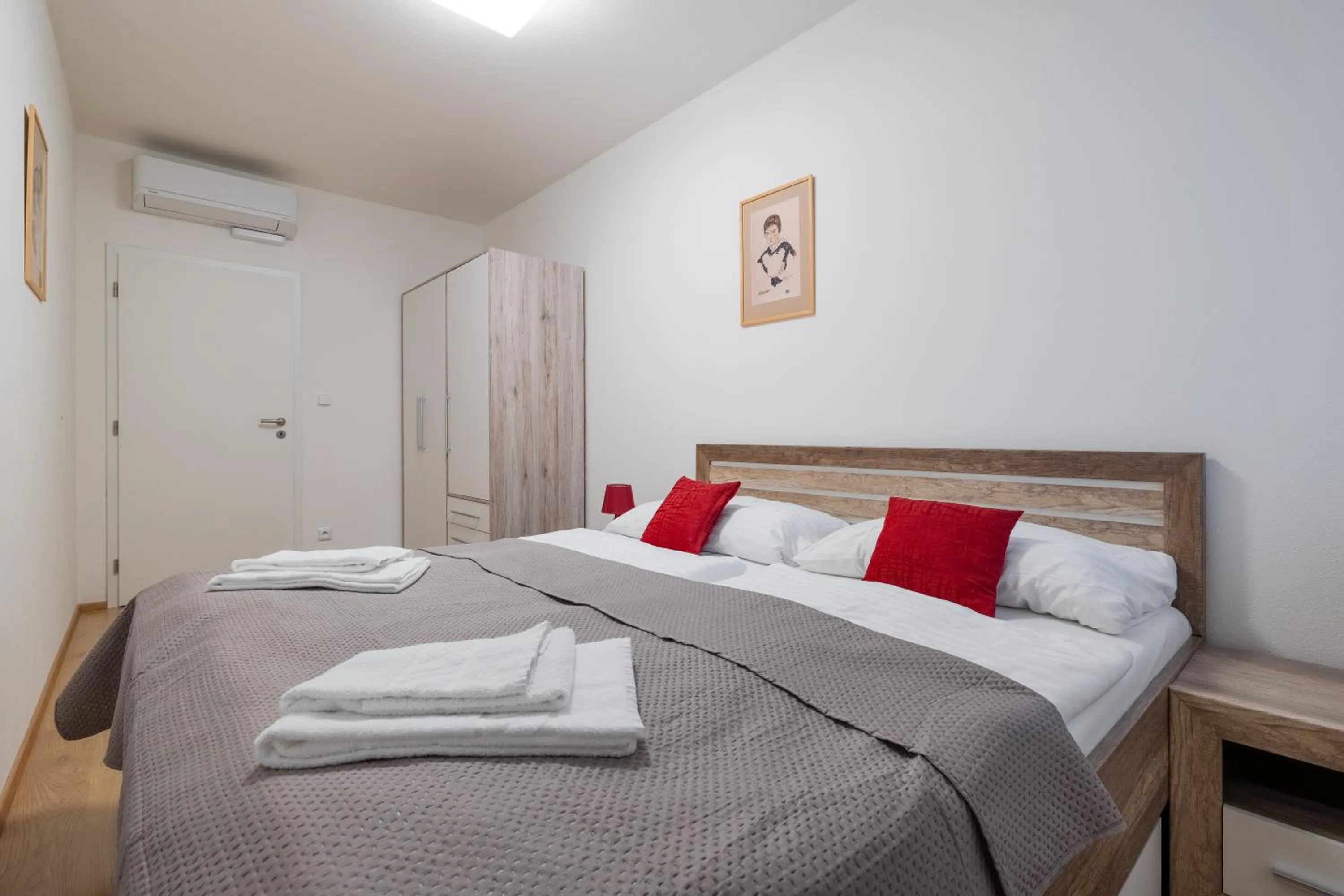 Bed in Apartmány Viva Třeboň