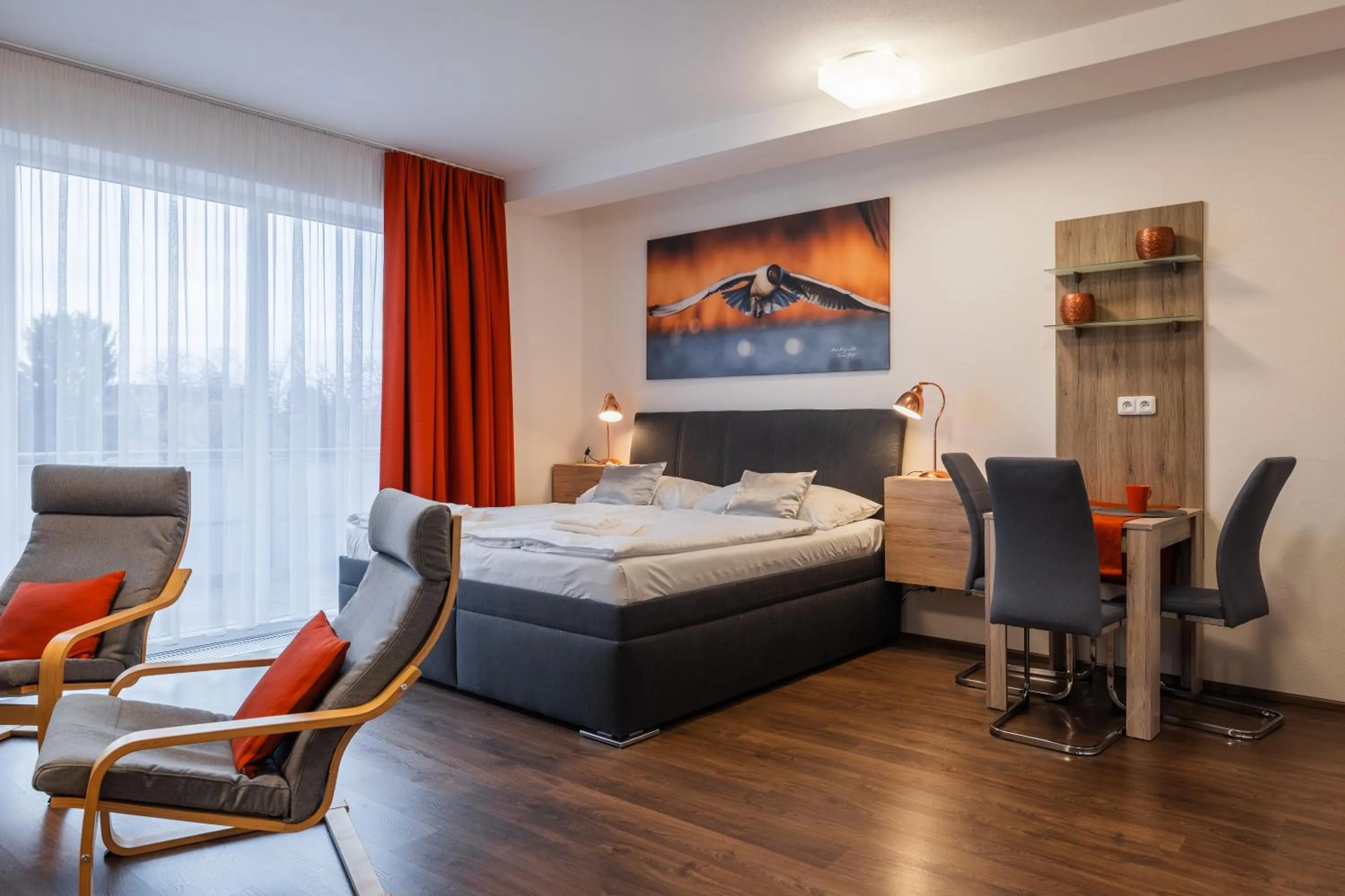 Bed in Apartmány Viva Třeboň