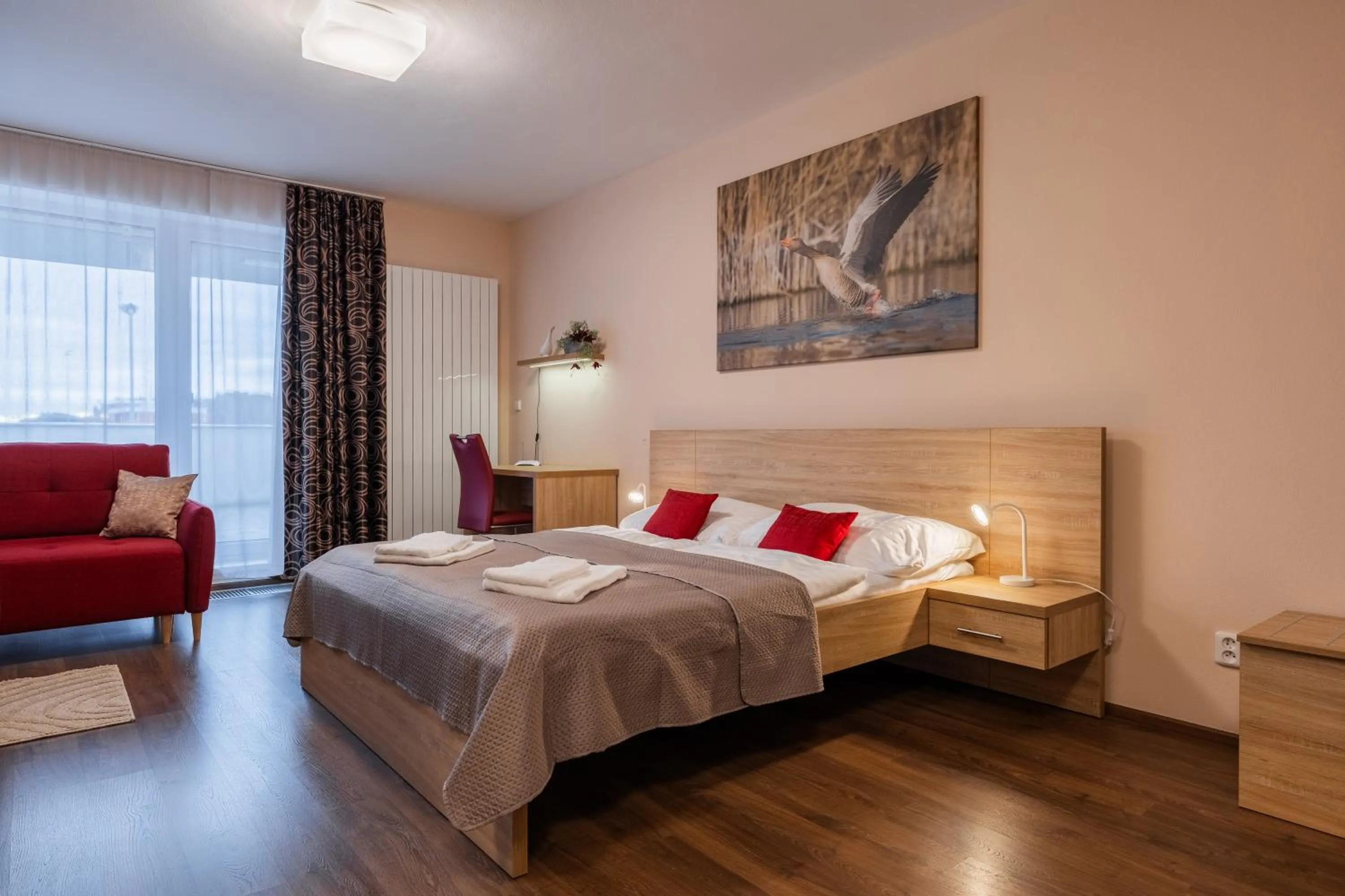 Bed in Apartmány Viva Třeboň