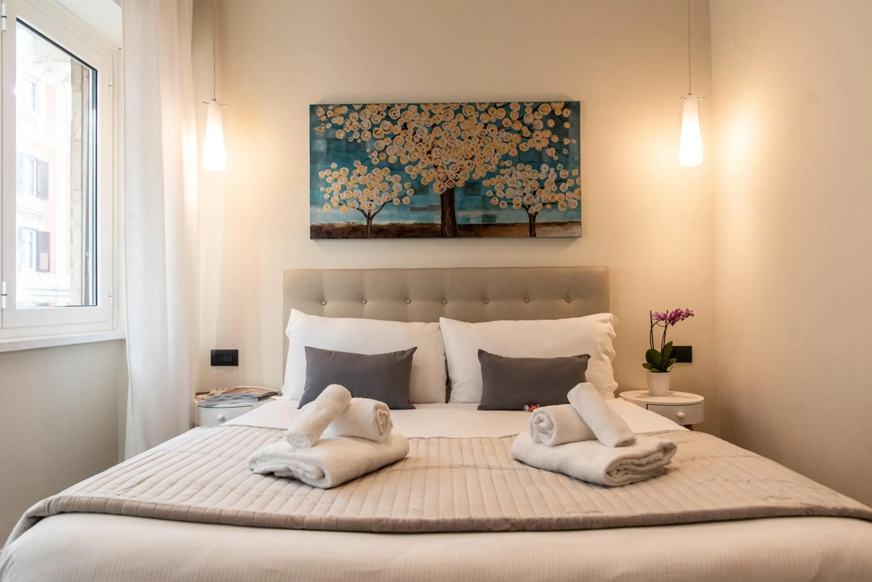 Bed in XXIV Domus Luxury Suites