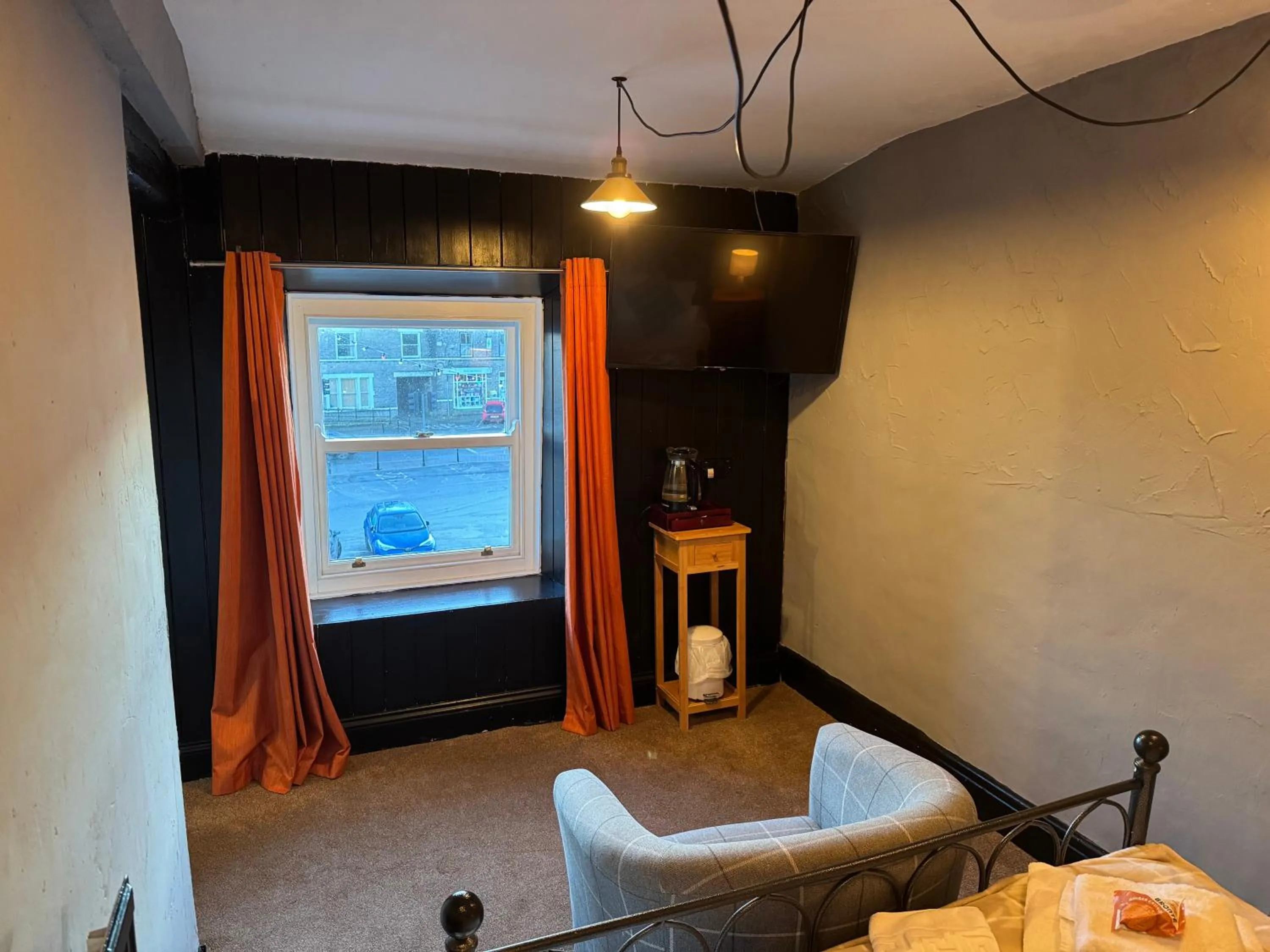 Seating area in The Black Swan Hotel