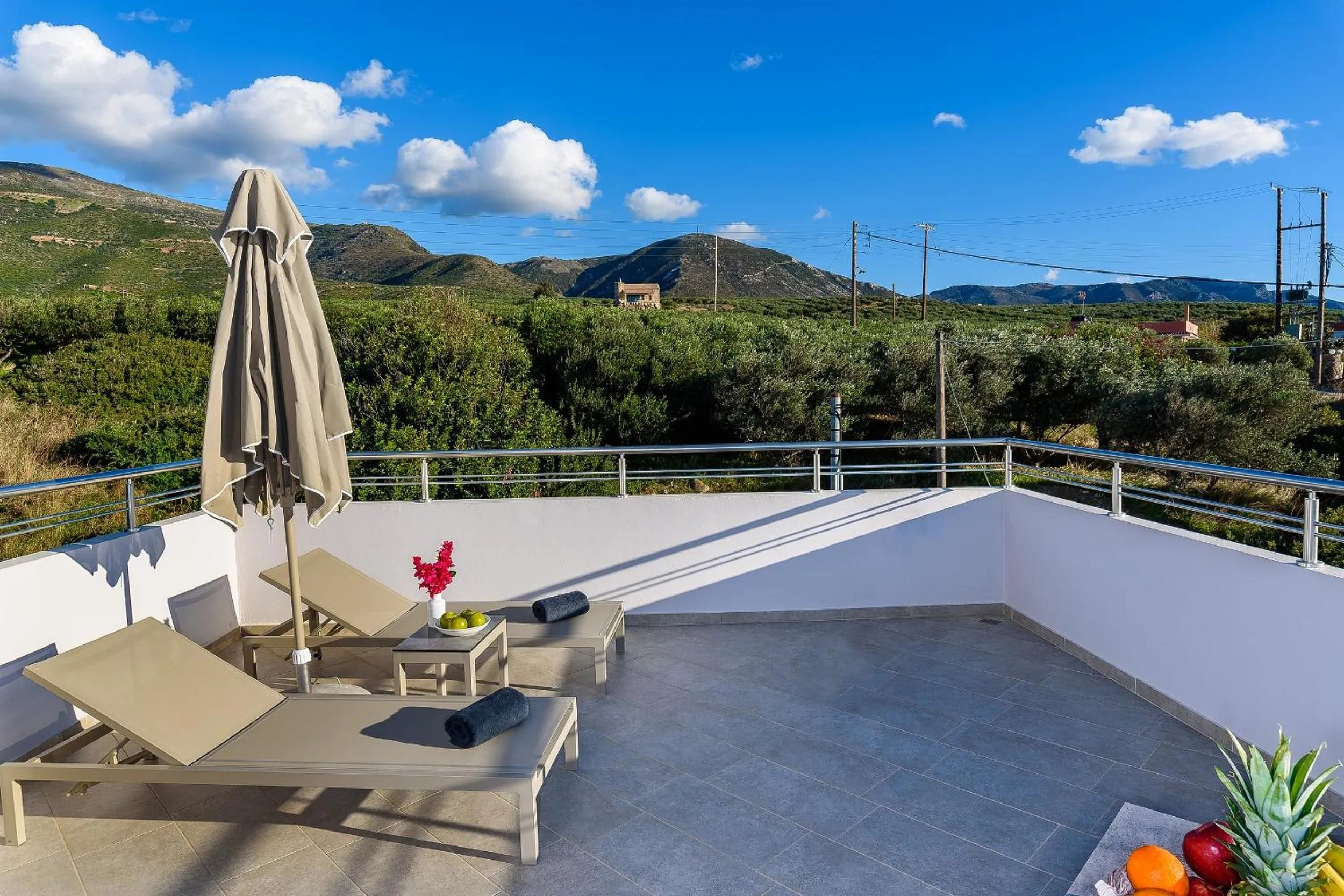 Balcony/Terrace in Sunset Elafonisi Apartments