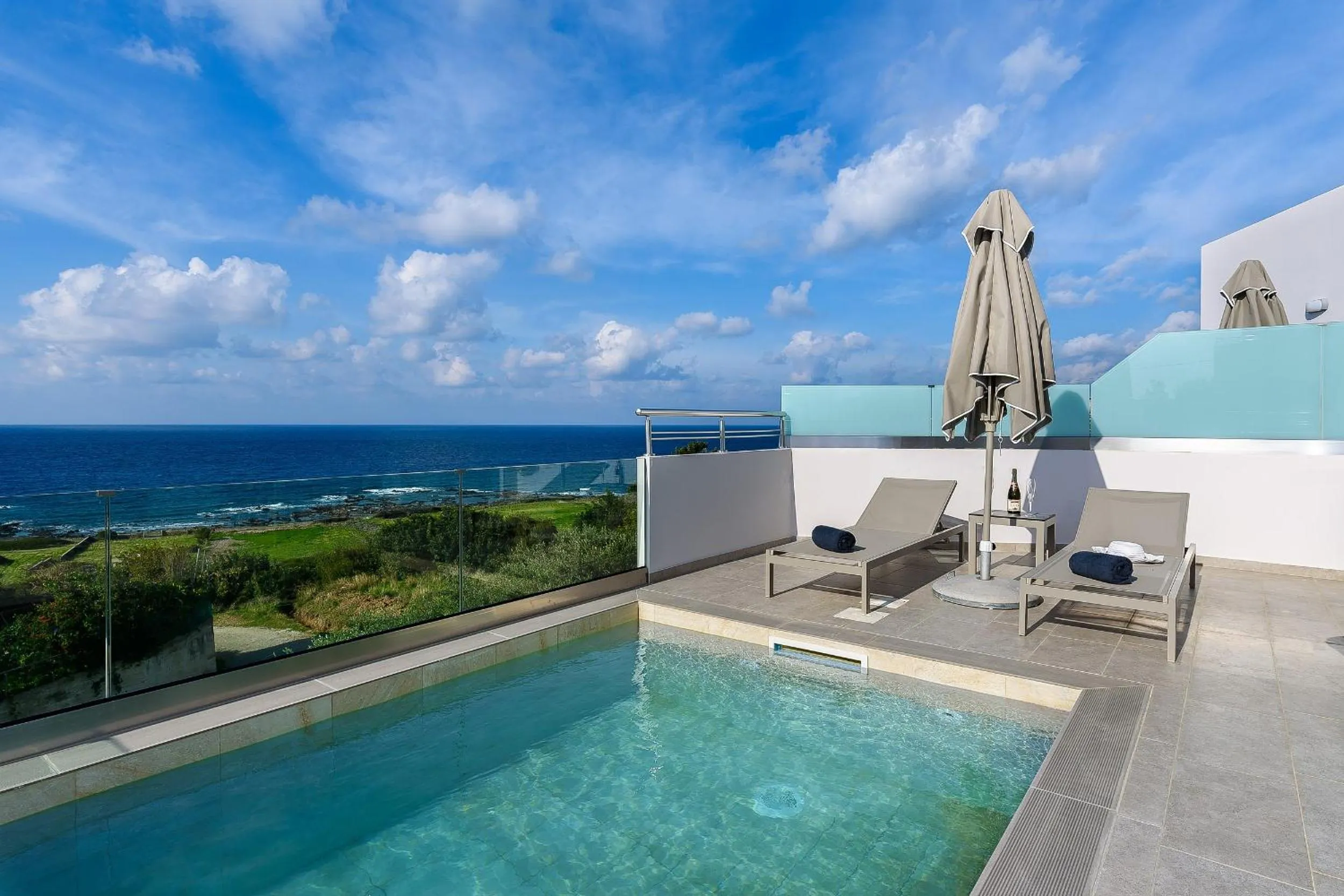 Balcony/Terrace in Sunset Elafonisi Apartments