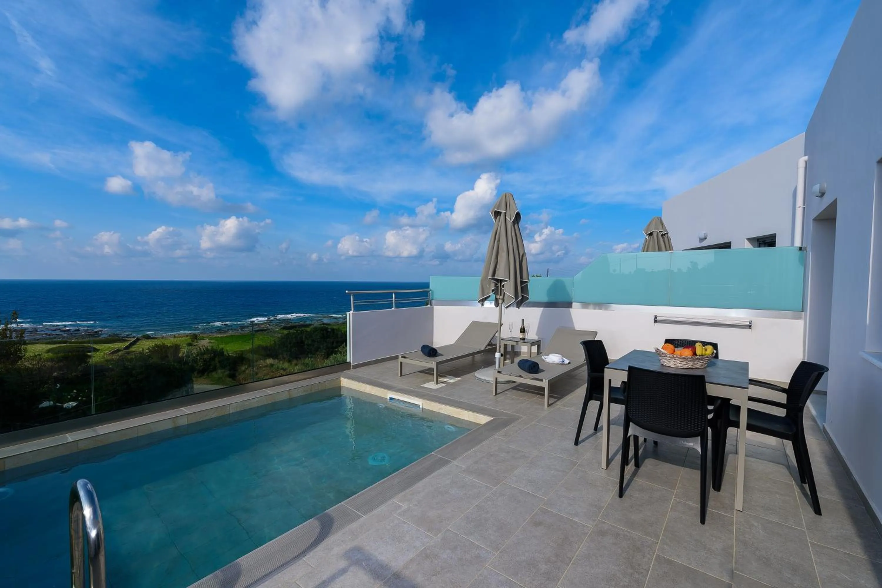 Balcony/Terrace in Sunset Elafonisi Apartments