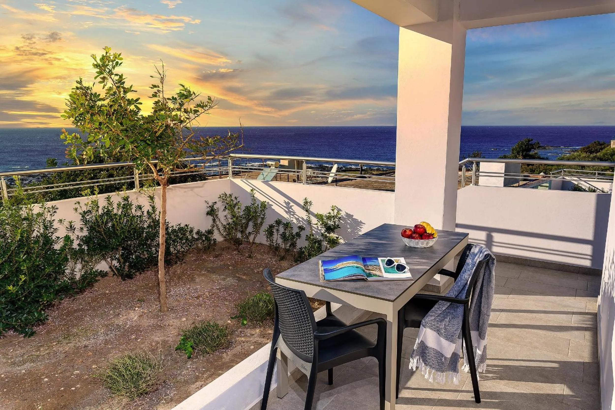 Patio in Sunset Elafonisi Apartments