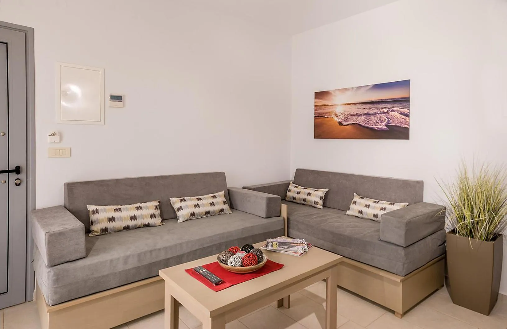 Living room in Sunset Elafonisi Apartments