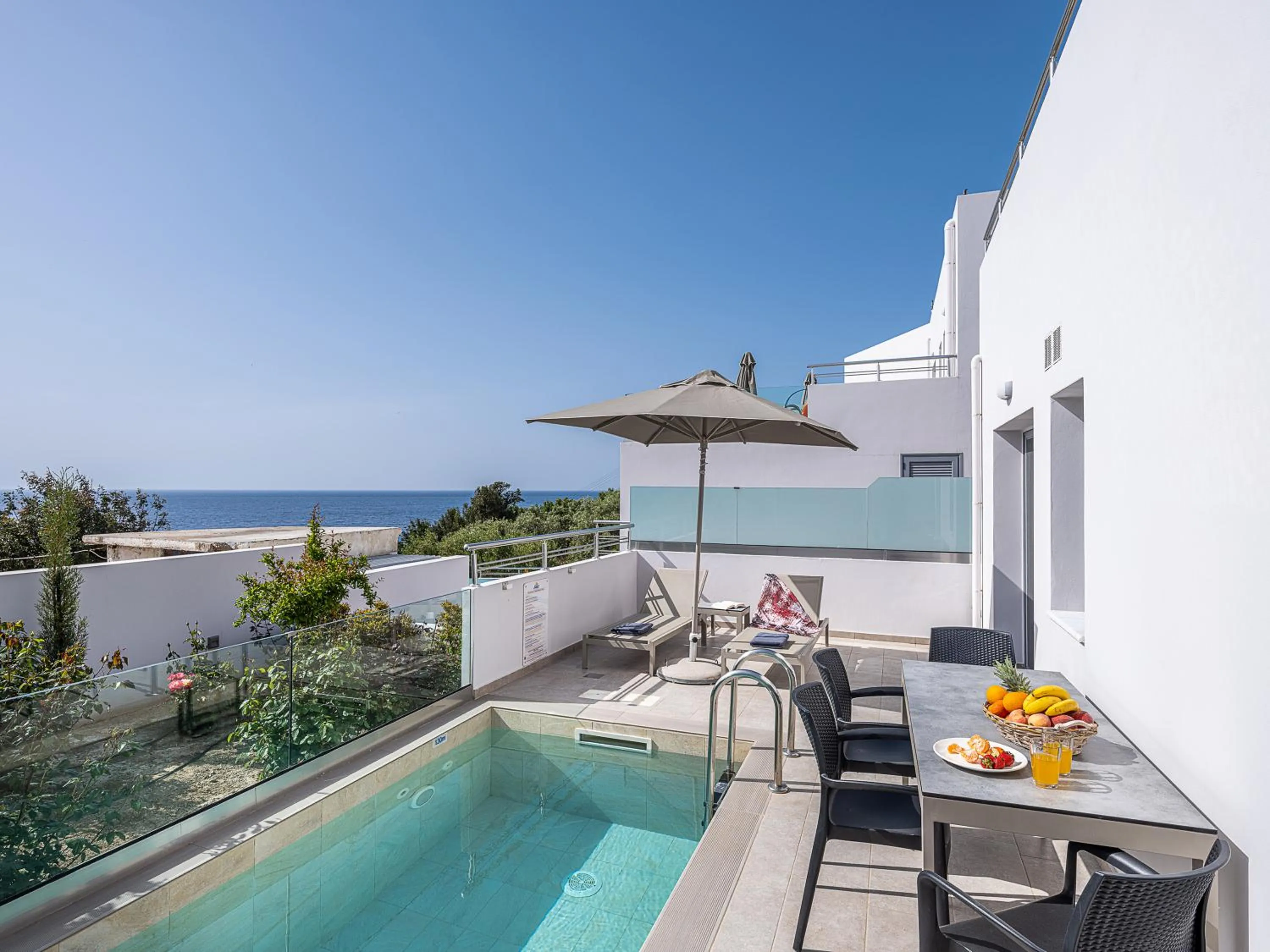 Balcony/Terrace in Sunset Elafonisi Apartments